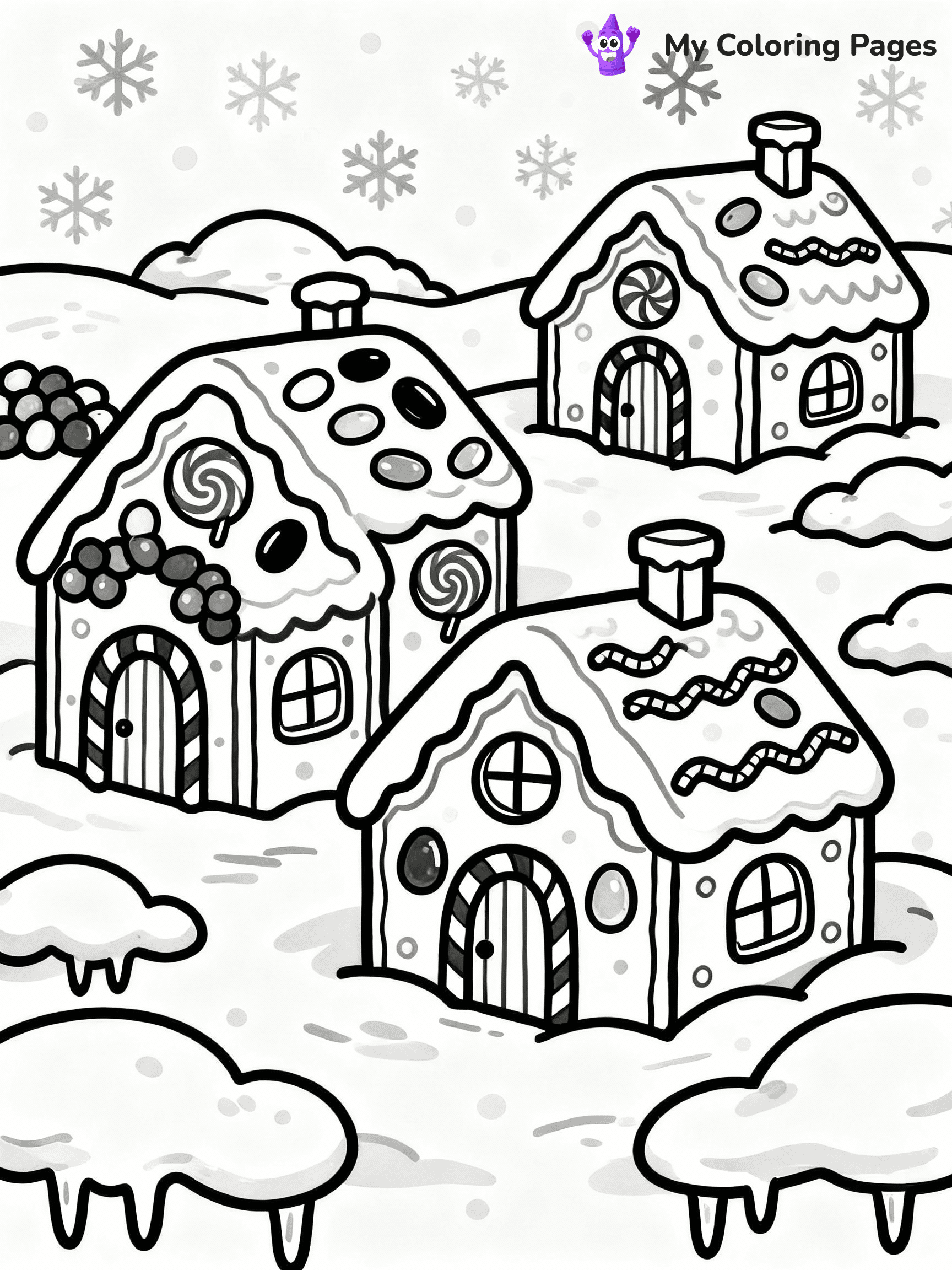 Gingerbread Coloring Pages - 5
