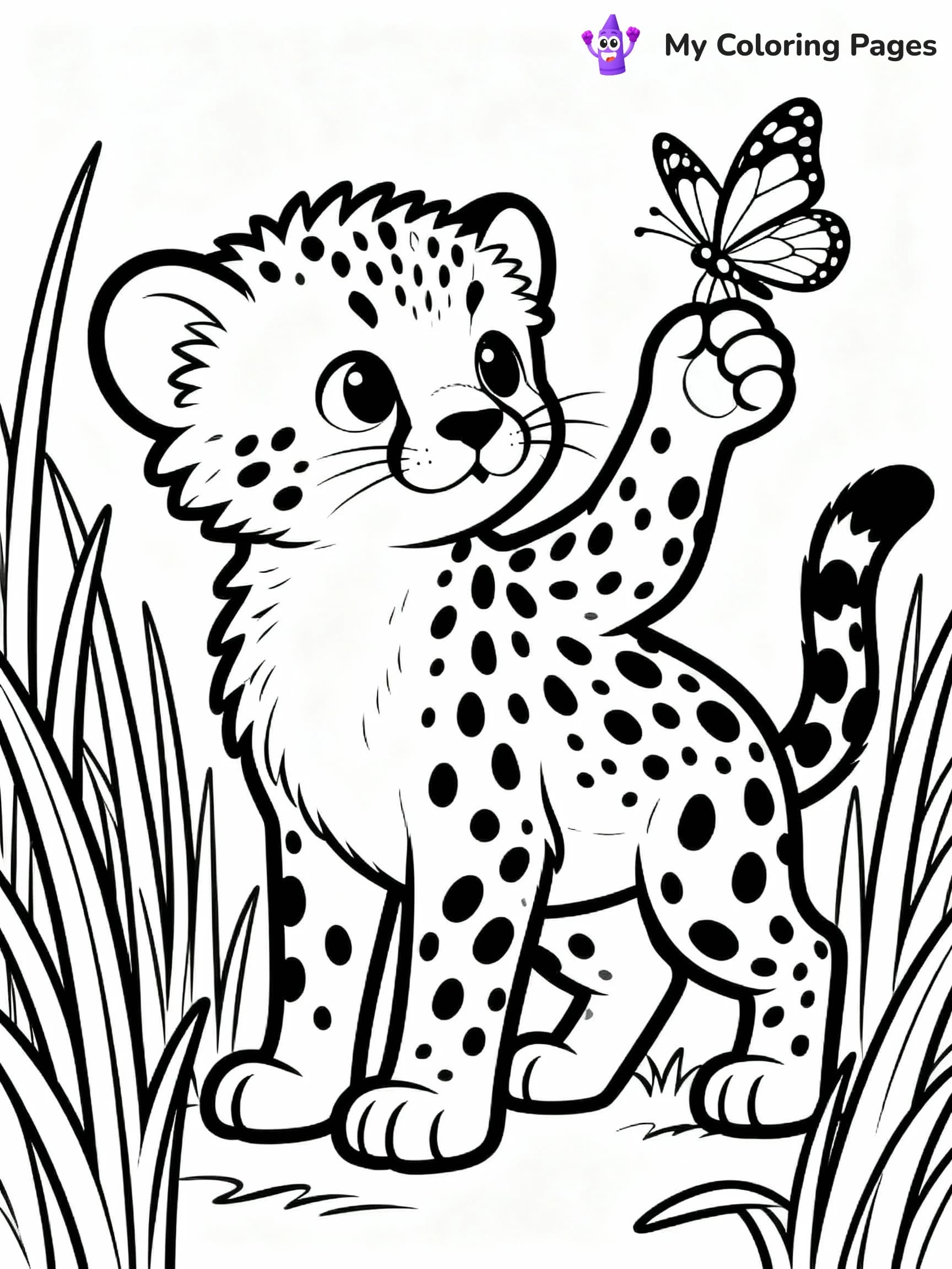 Cheetah Coloring Pages - 15