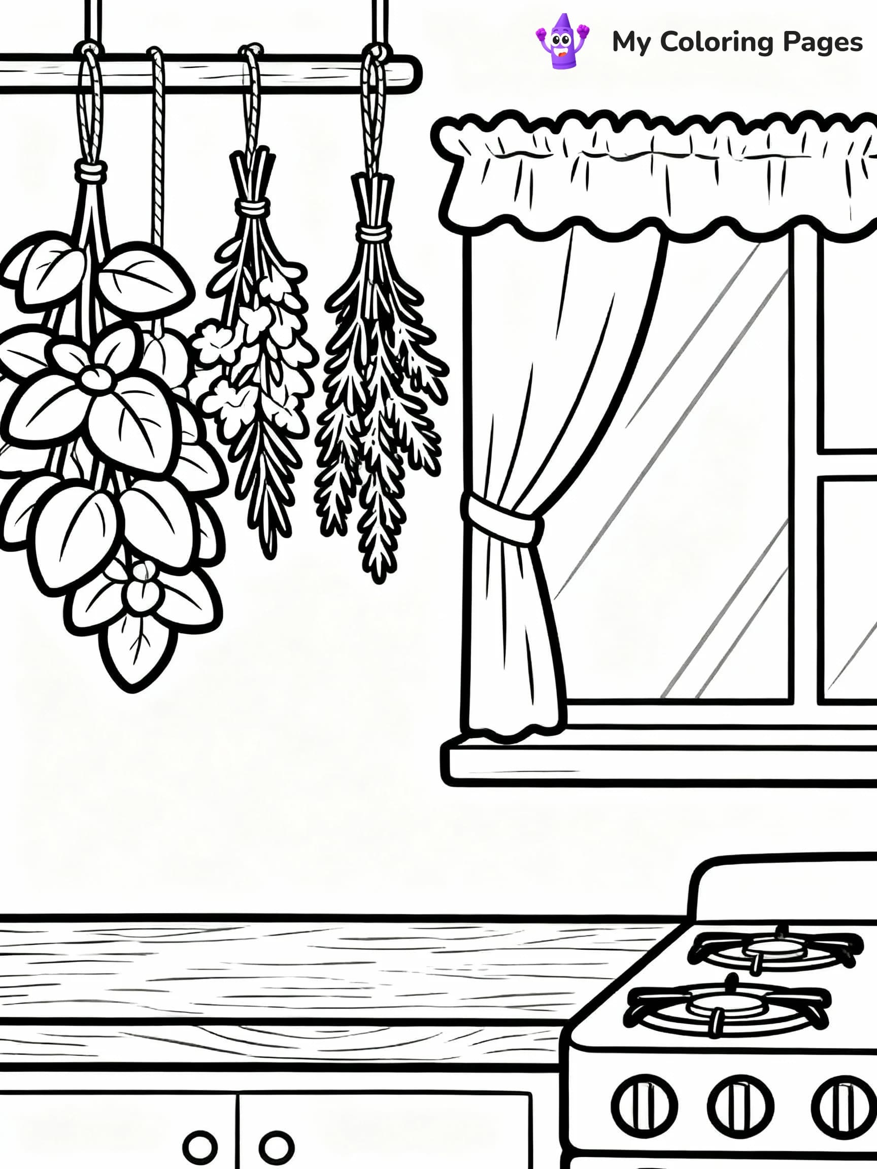 Kitchen Coloring Pages - 19