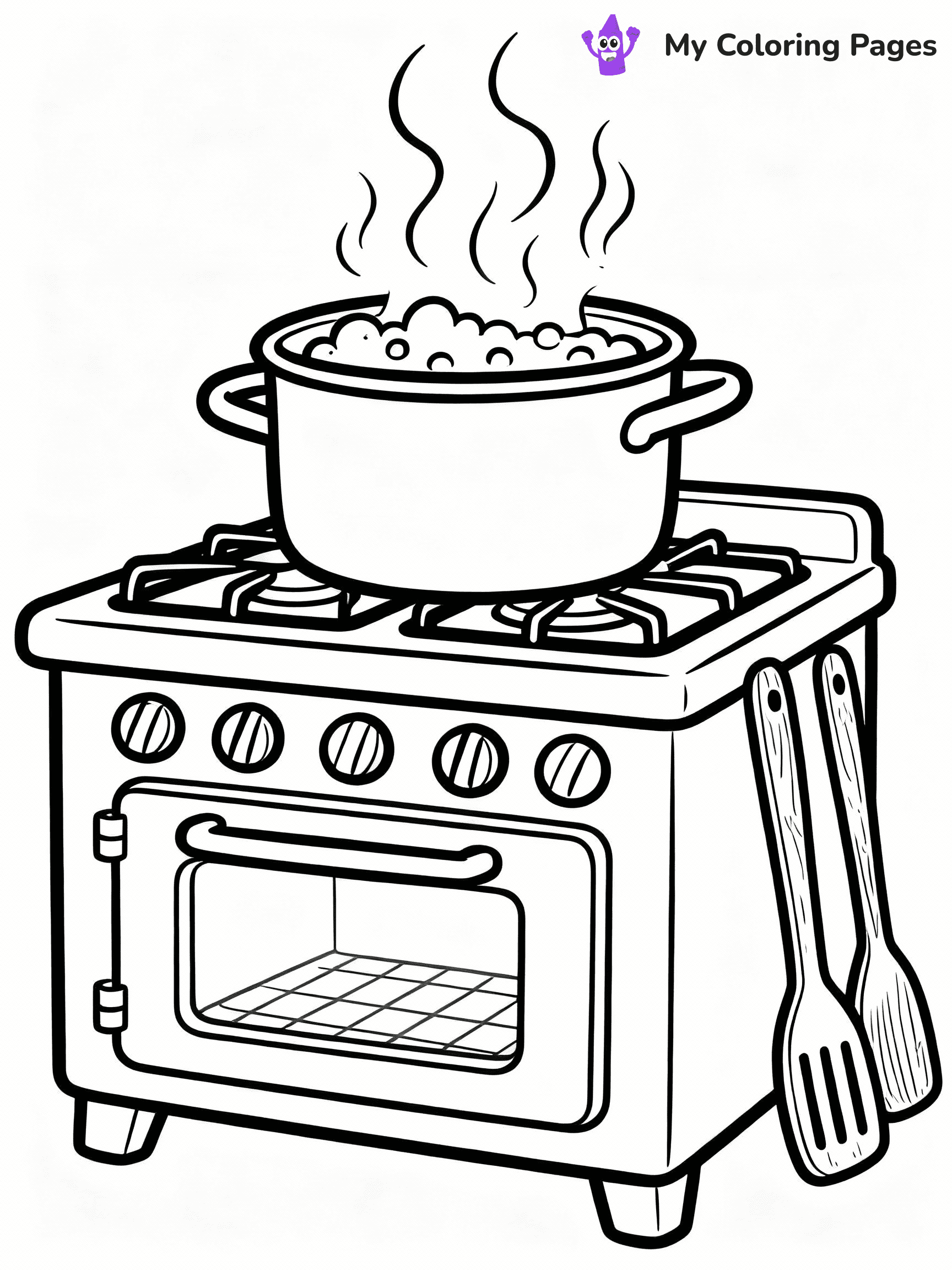 Kitchen Coloring Pages - 13
