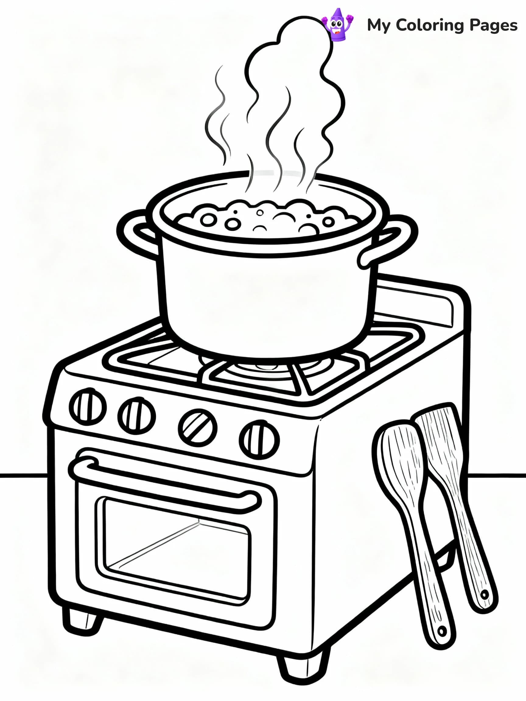 Kitchen Coloring Pages - 11