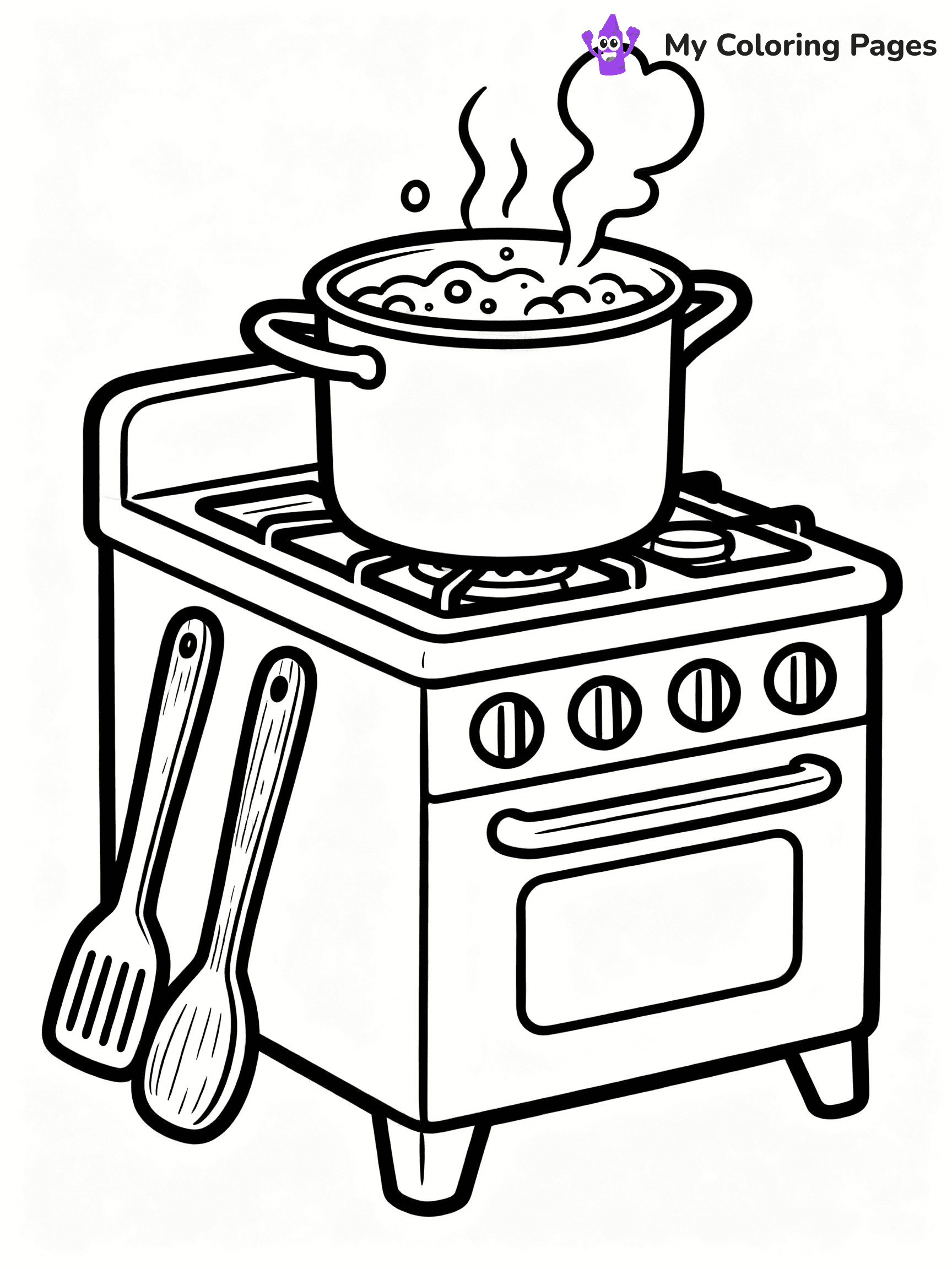 Kitchen Coloring Pages - 9