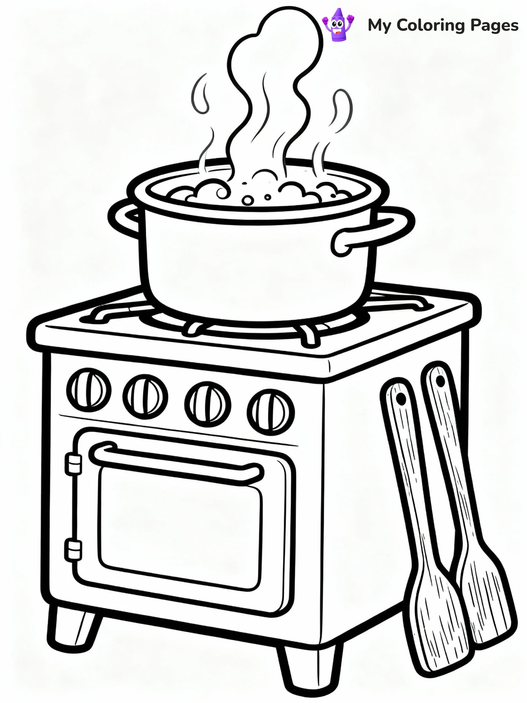 Kitchen Coloring Pages - 8