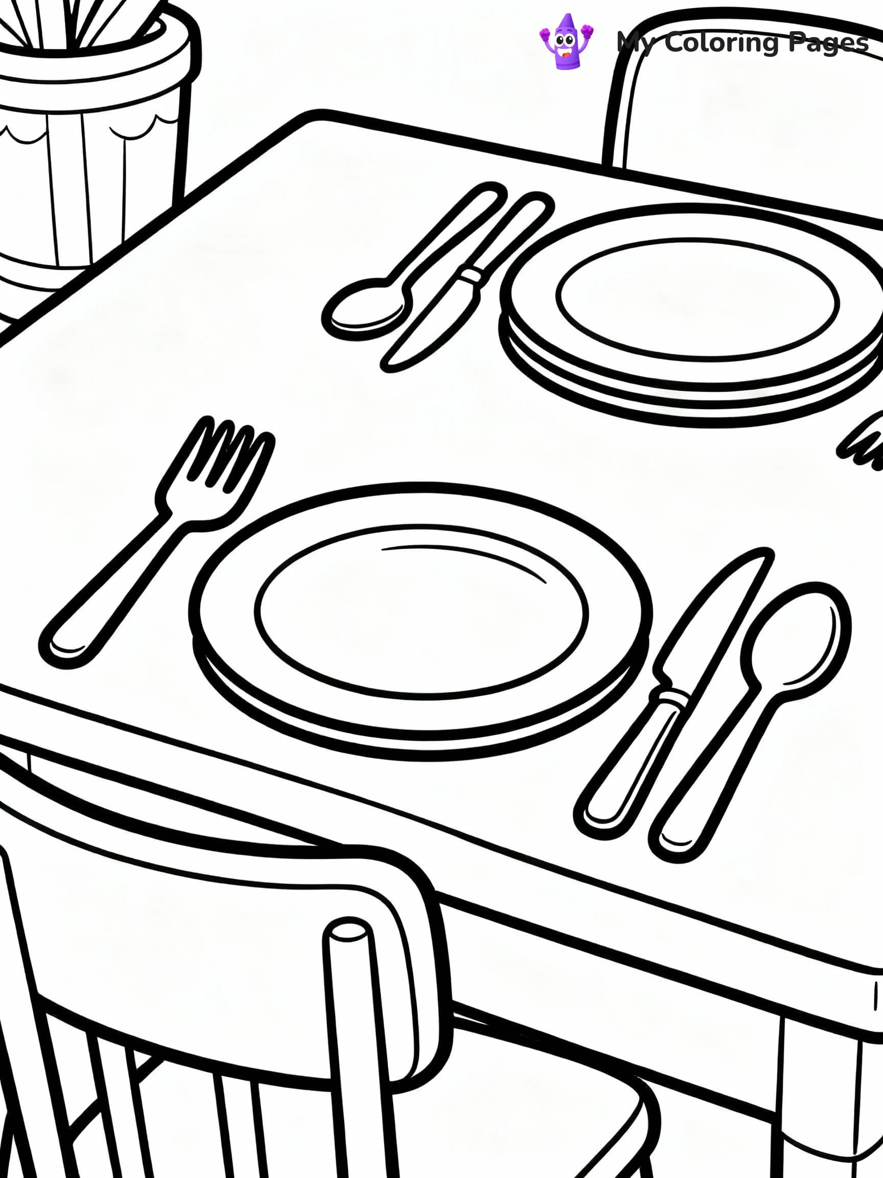 Kitchen Coloring Pages - 7
