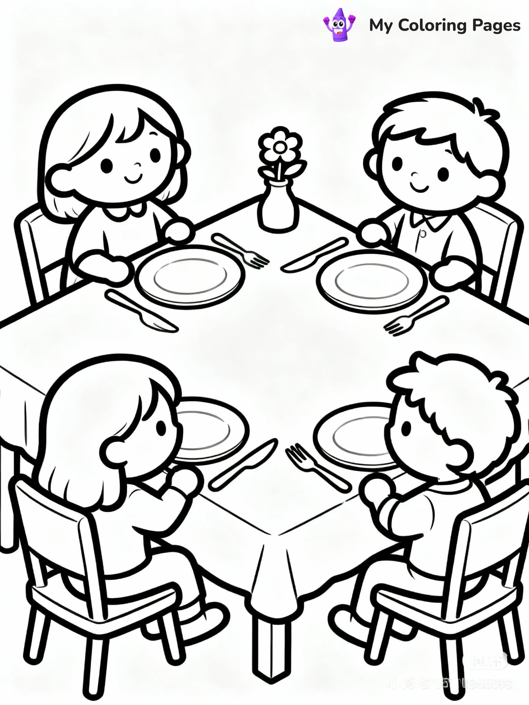 Kitchen Coloring Pages - 6