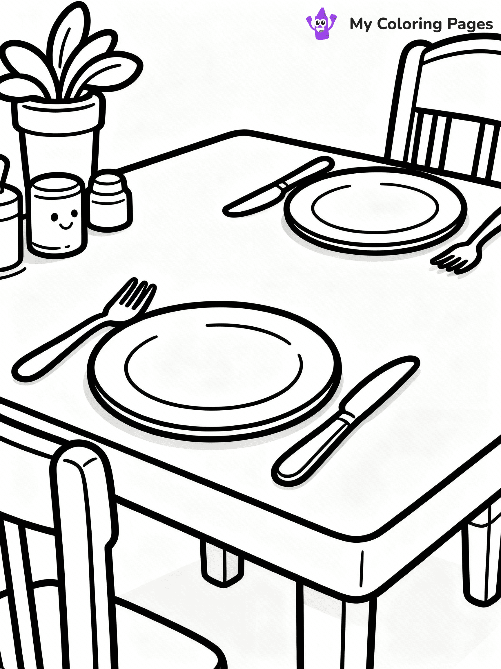 Kitchen Coloring Pages - 5
