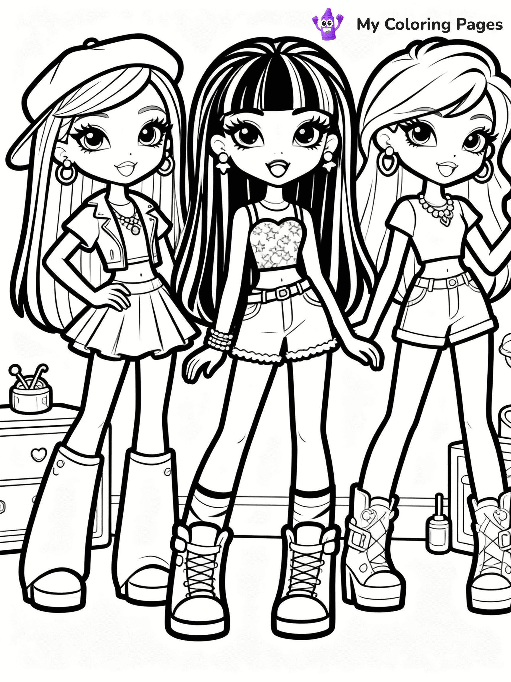 Bratz Coloring Pages - 2