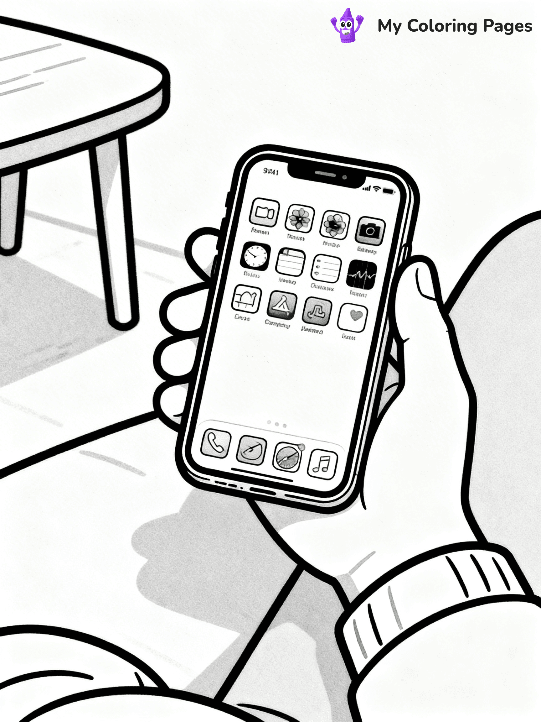 Computer Coloring Pages - 6