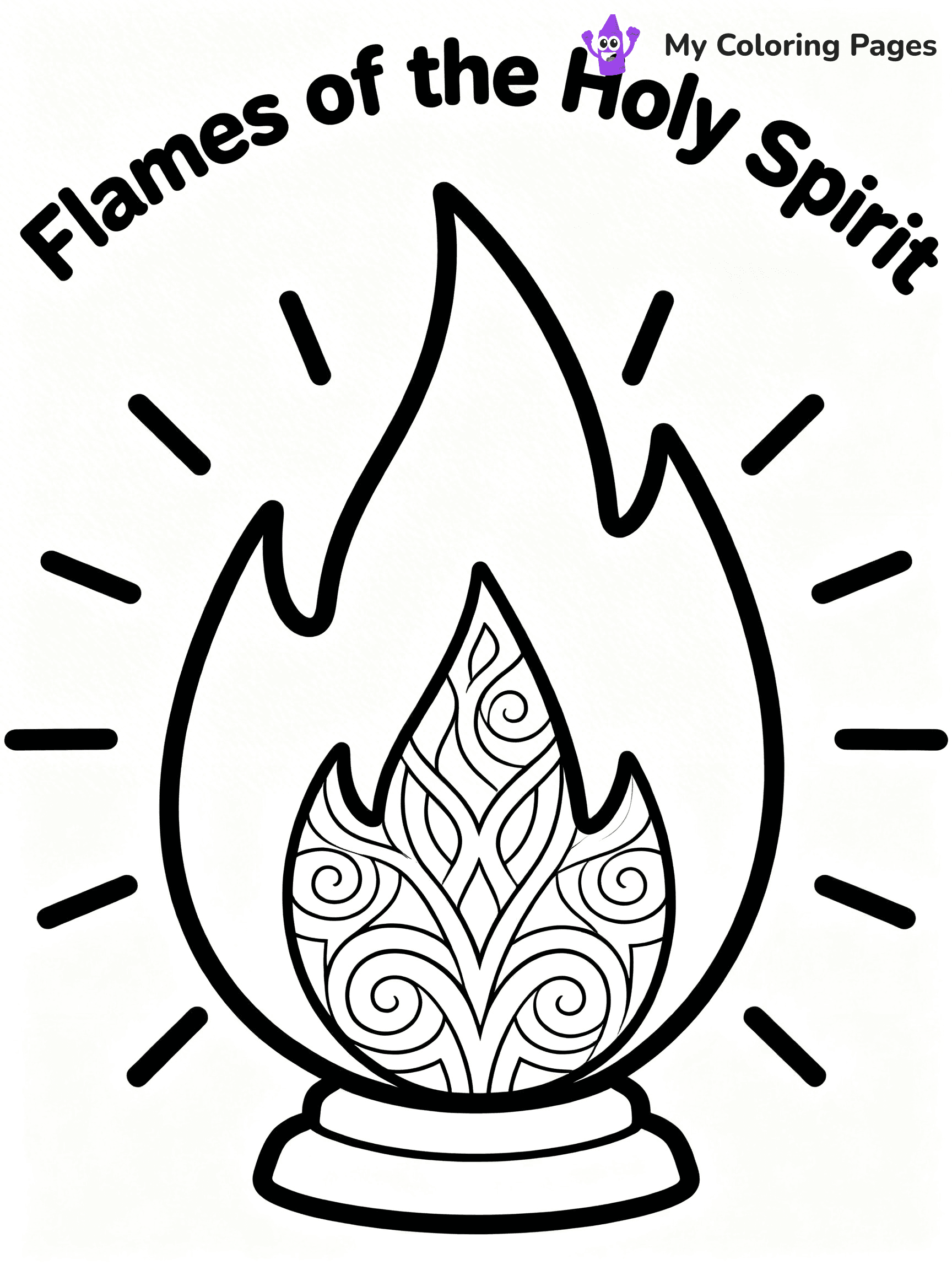 Pentecost Coloring Pages - 19