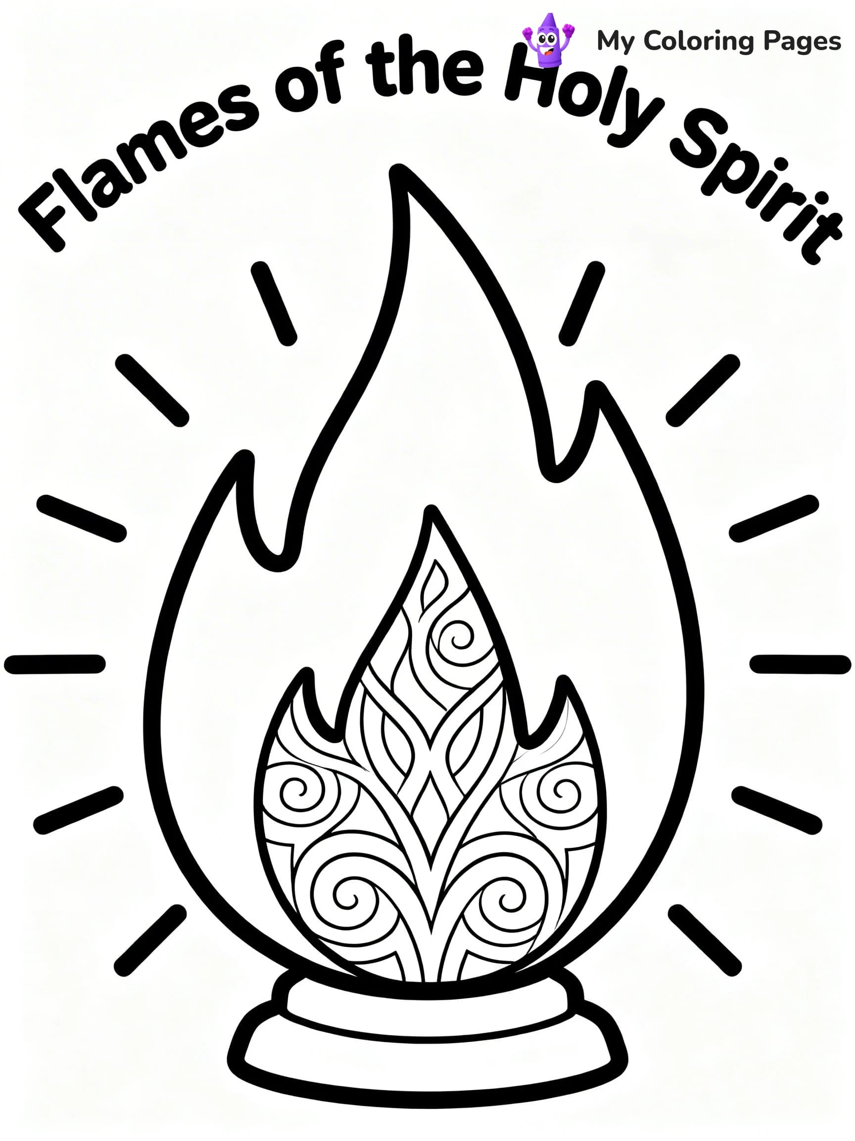 Pentecost Coloring Pages - 19