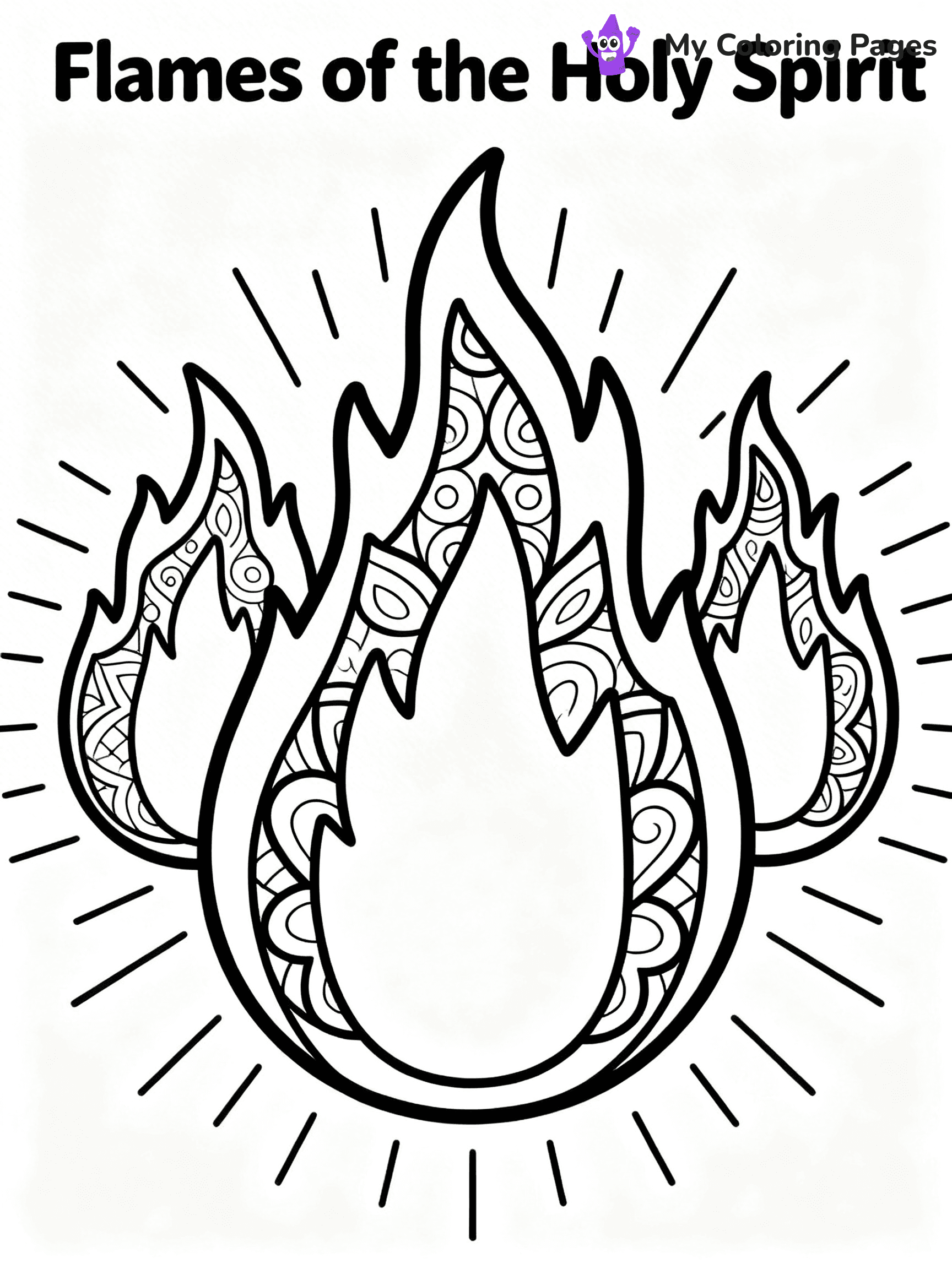 Pentecost Coloring Pages - 13