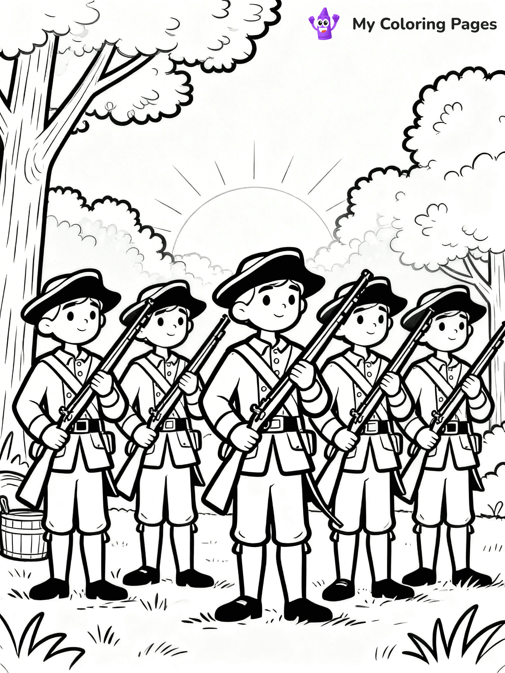 American Revolution Coloring Pages - 31