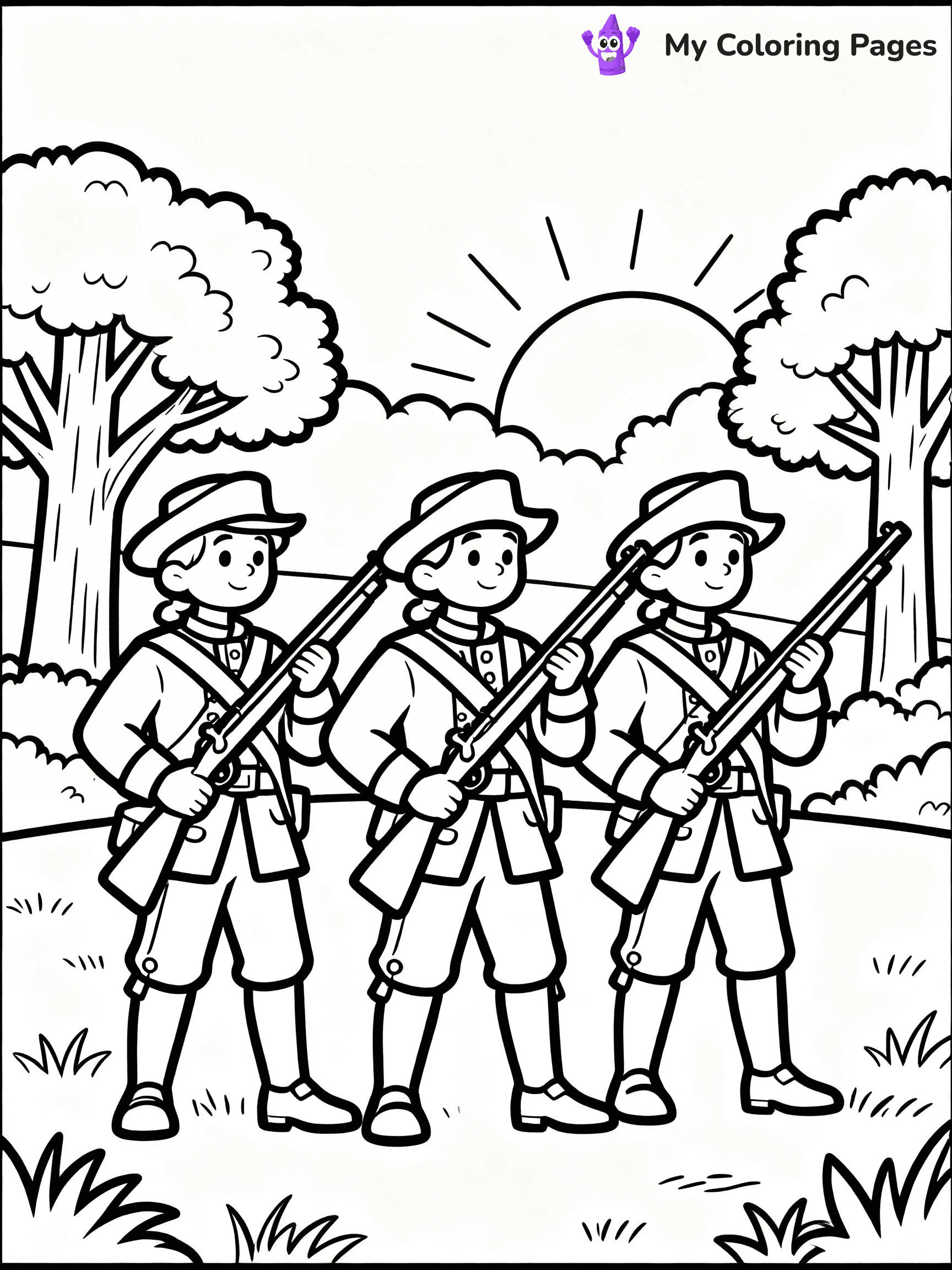 American Revolution Coloring Pages - 30