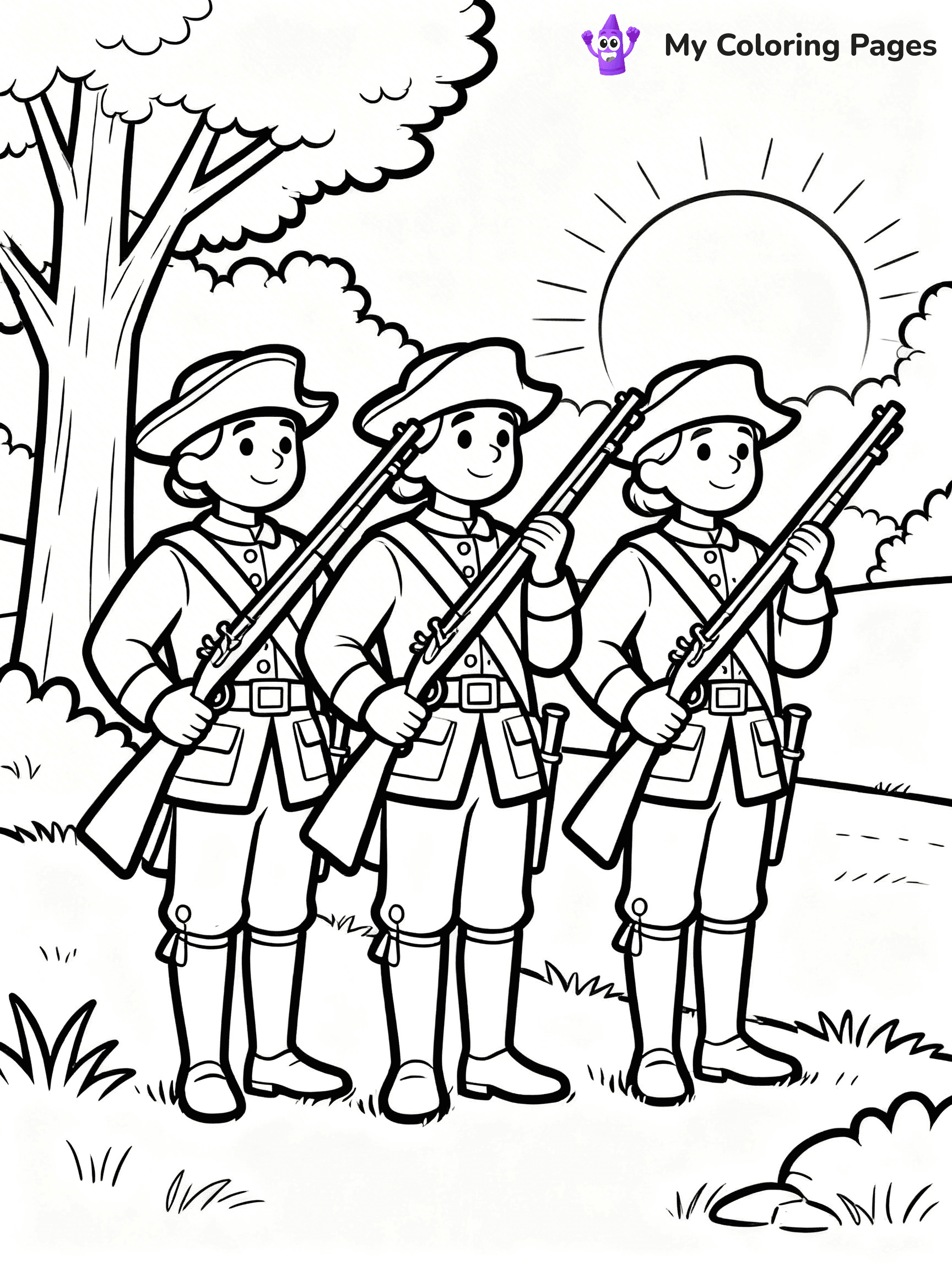 American Revolution Coloring Pages - 29
