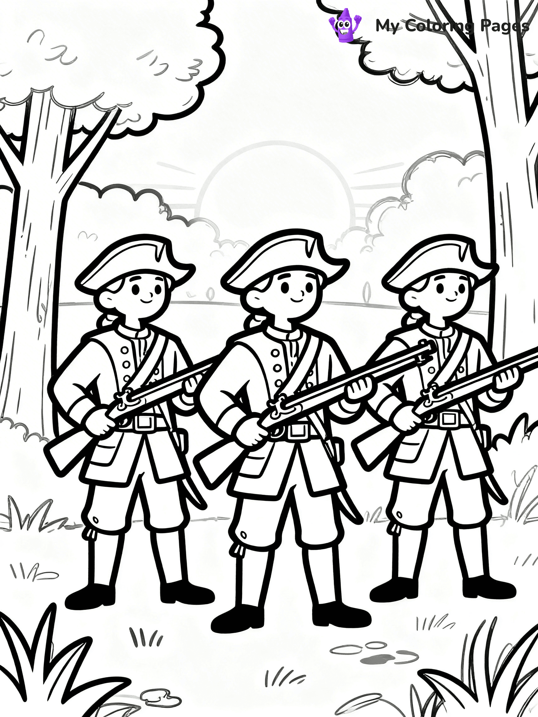 American Revolution Coloring Pages - 28