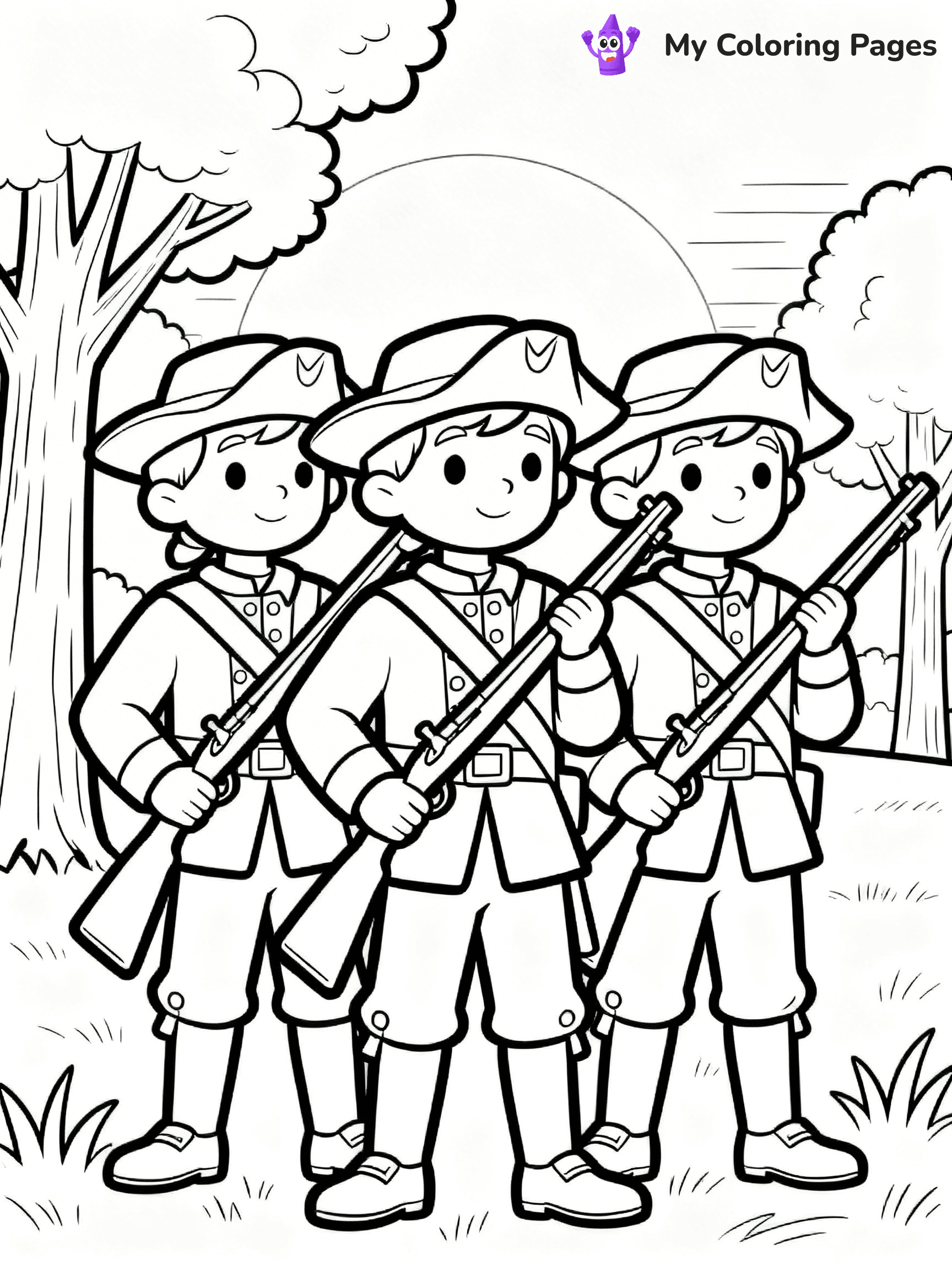 American Revolution Coloring Pages - 26