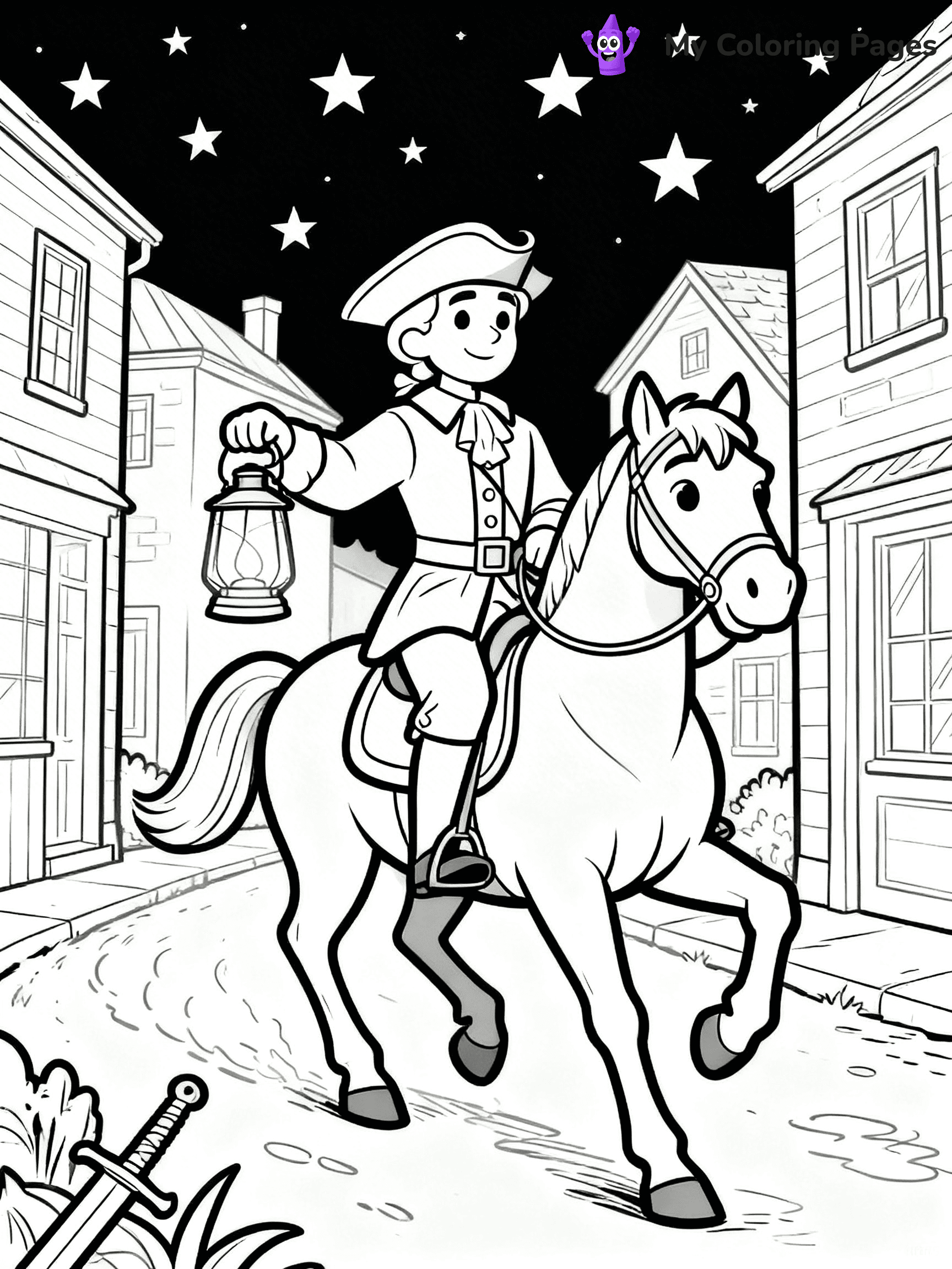 American Revolution Coloring Pages - 23