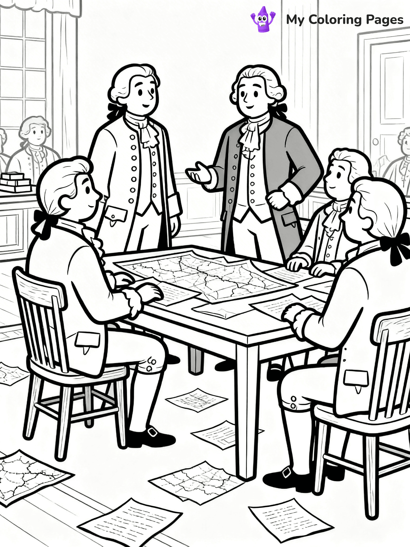 American Revolution Coloring Pages - 19