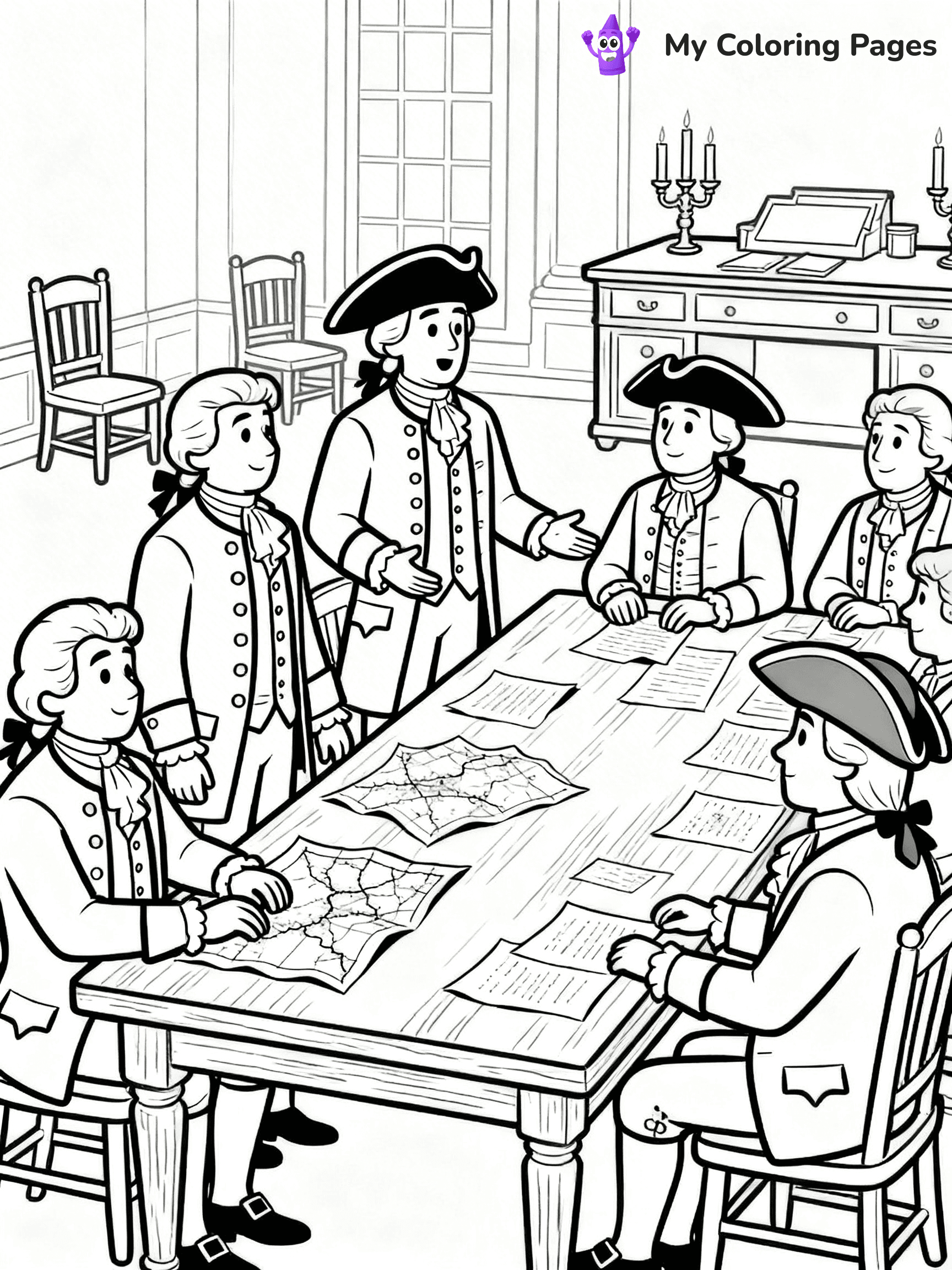 American Revolution Coloring Pages - 15