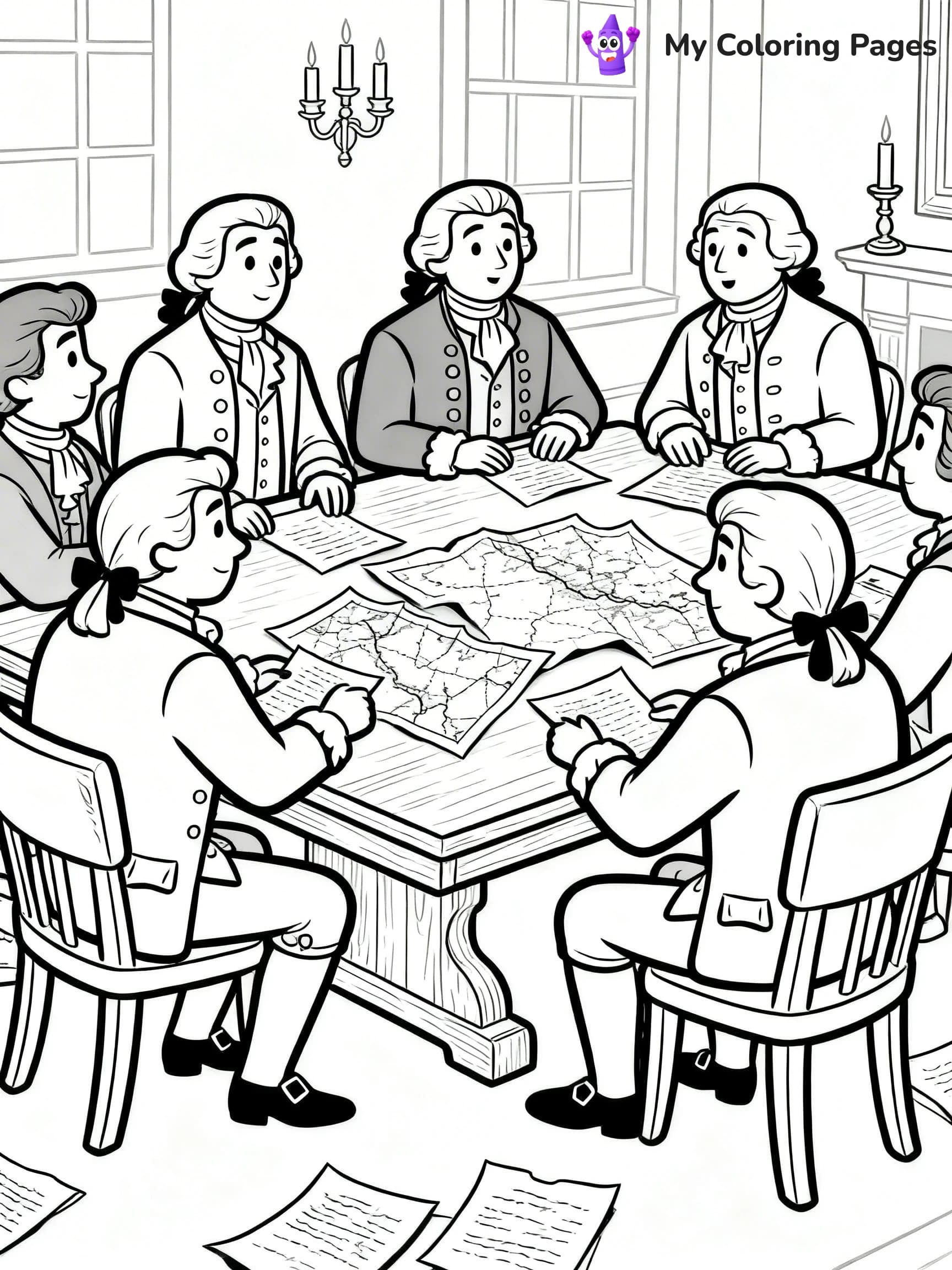 American Revolution Coloring Pages - 13