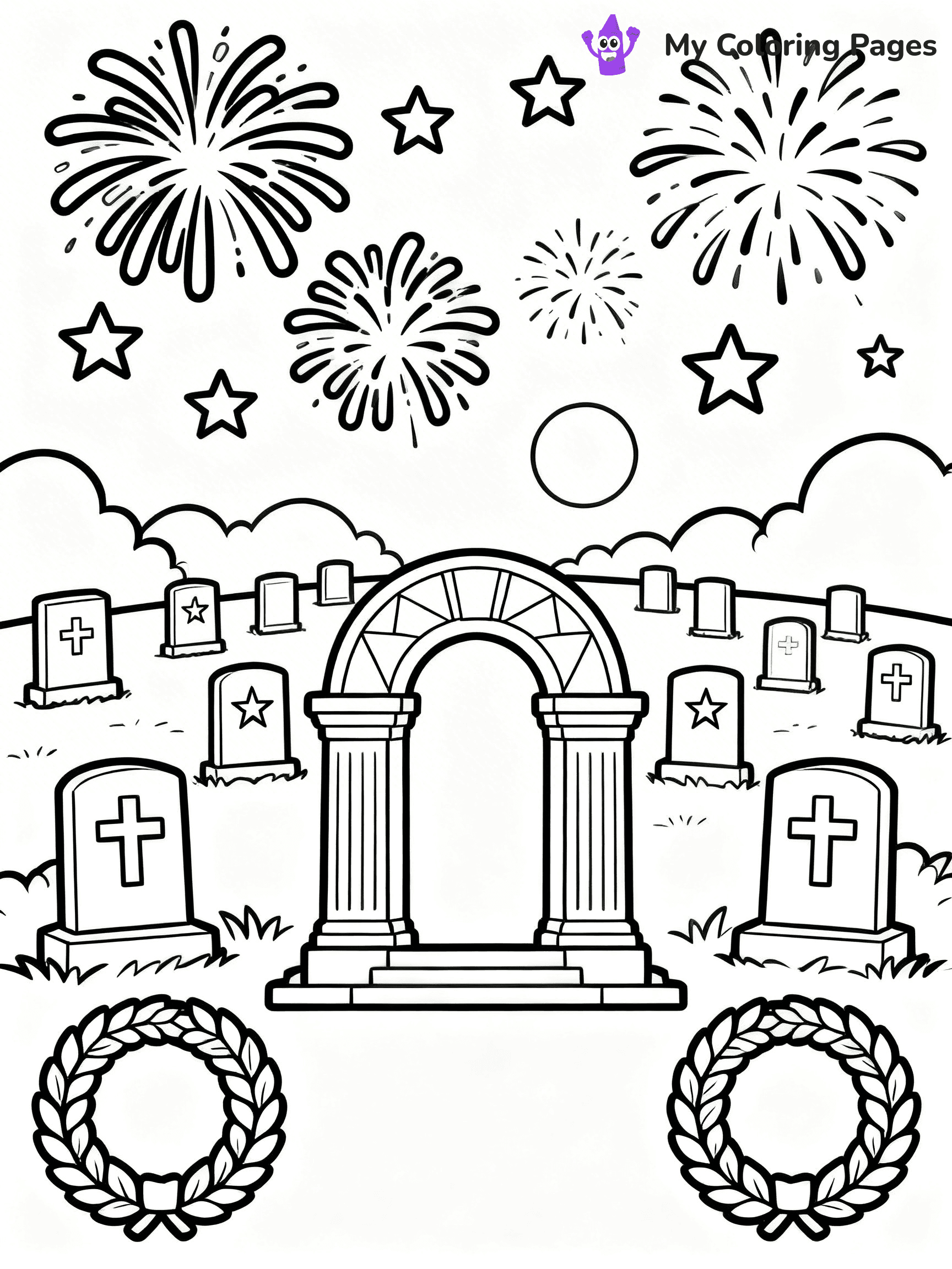 Memorial Day Coloring Pages For Adults - 44