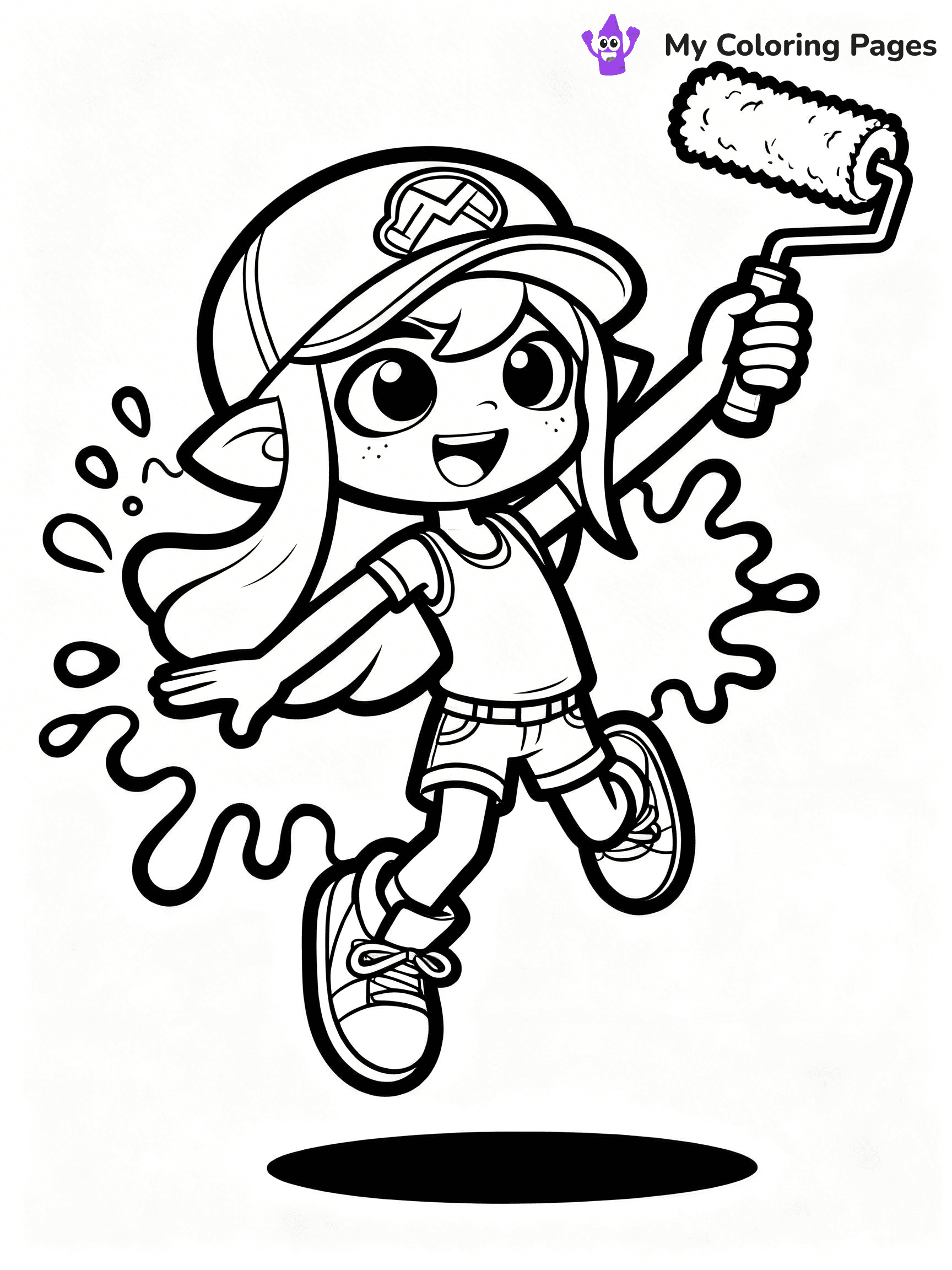 Splatoon Coloring Pages - 34