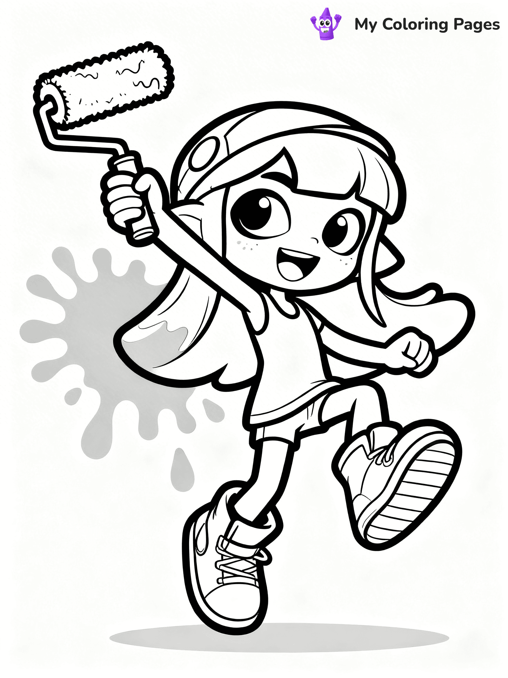Splatoon Coloring Pages - 32