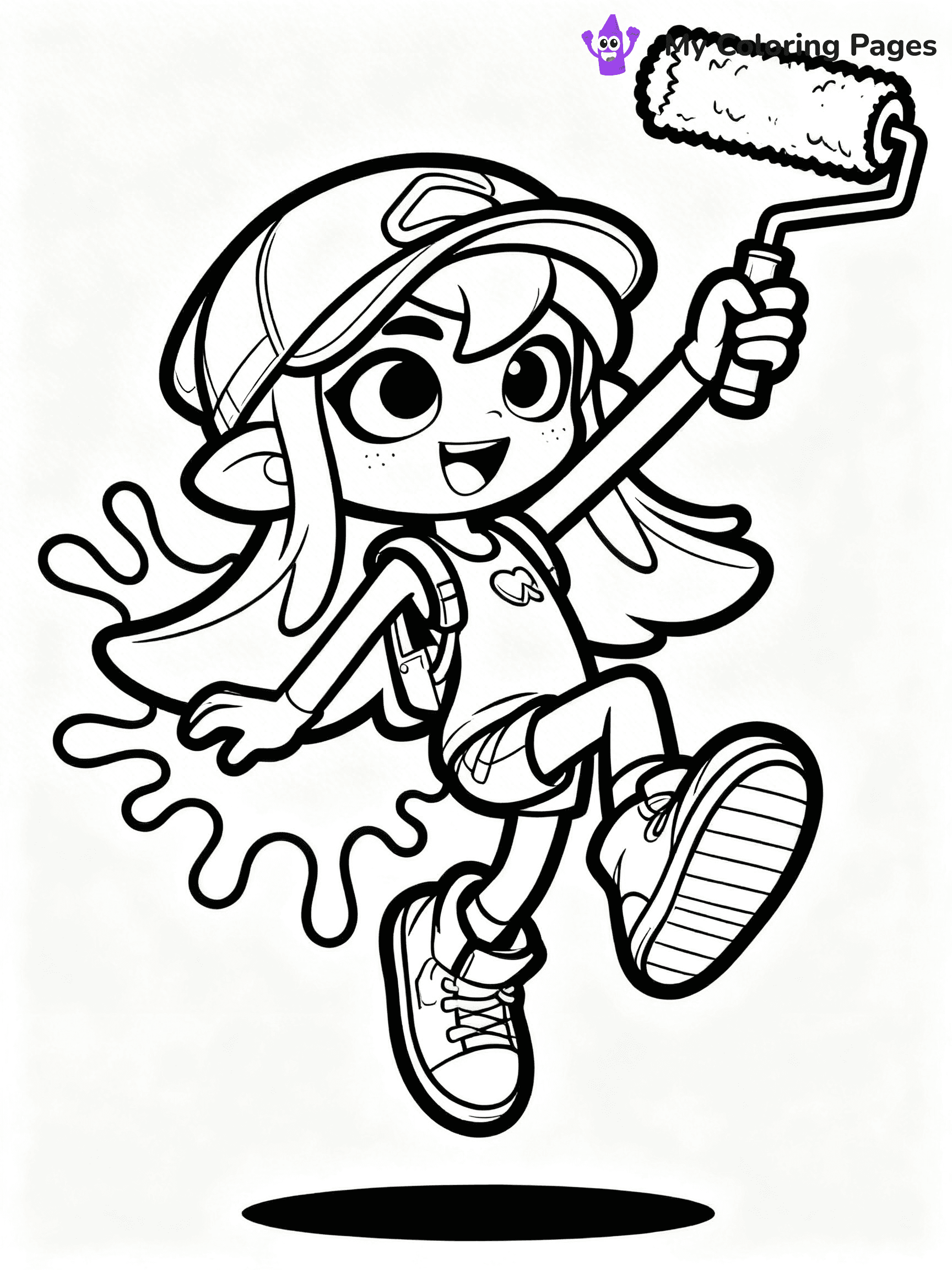 Splatoon Coloring Pages - 29