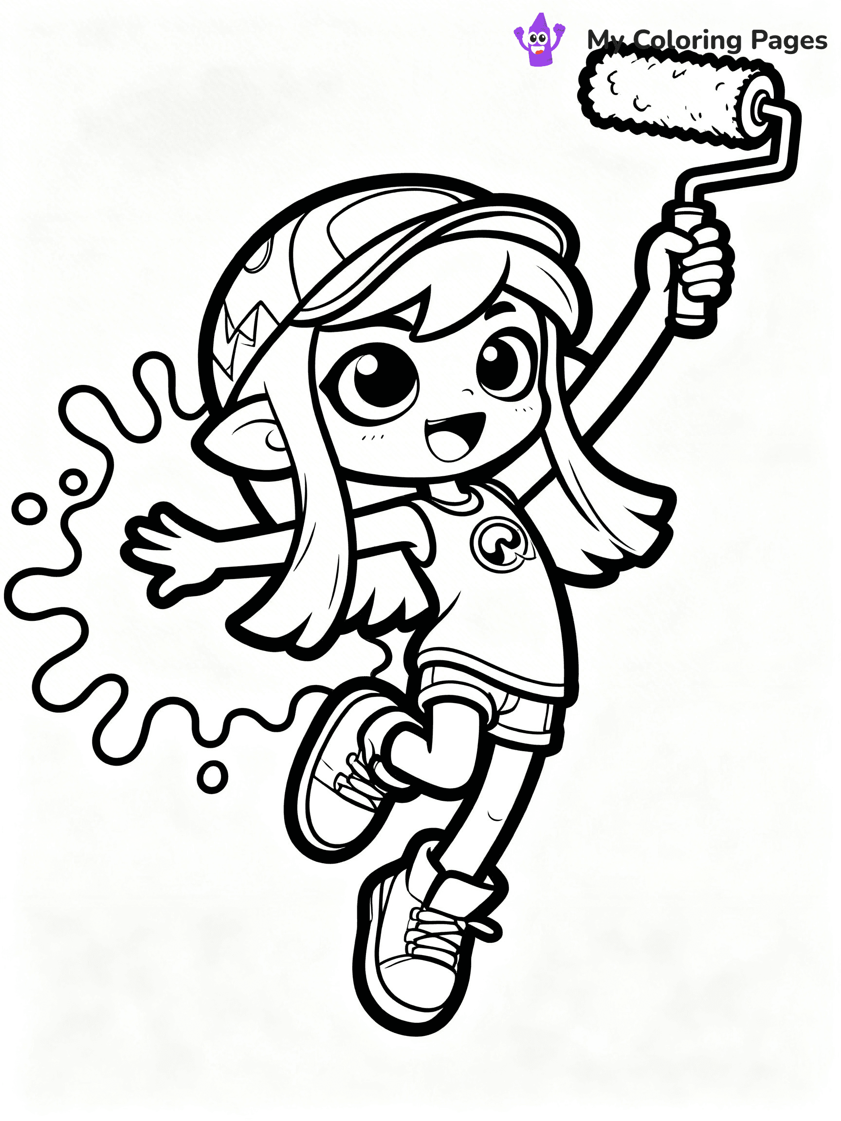 Splatoon Coloring Pages - 28