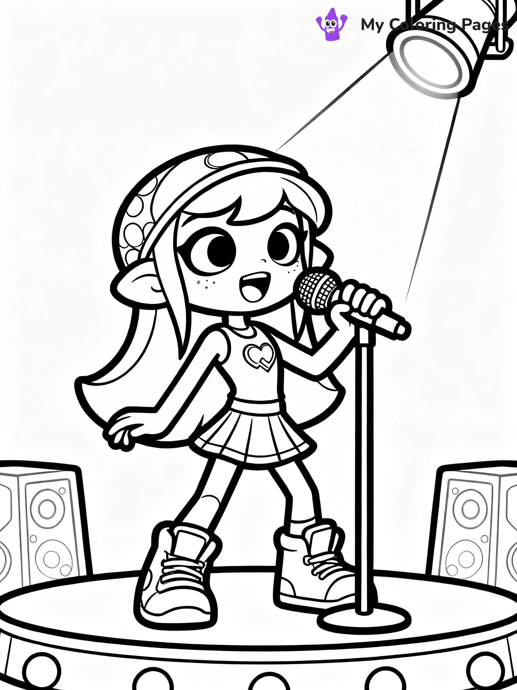 Splatoon Coloring Pages - 25