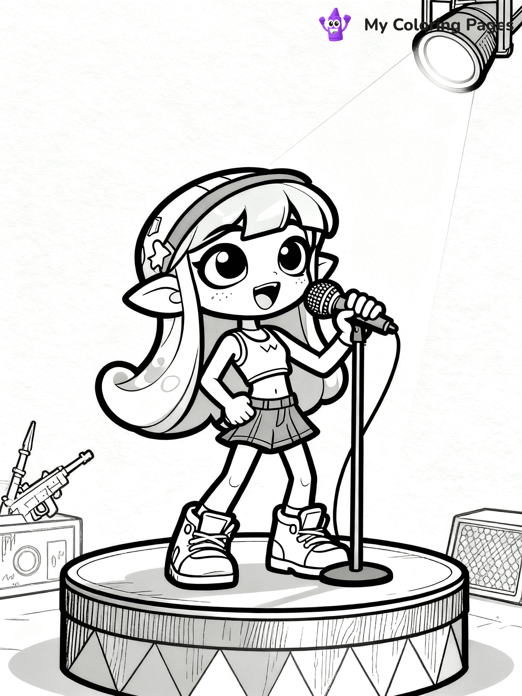Splatoon Coloring Pages - 22