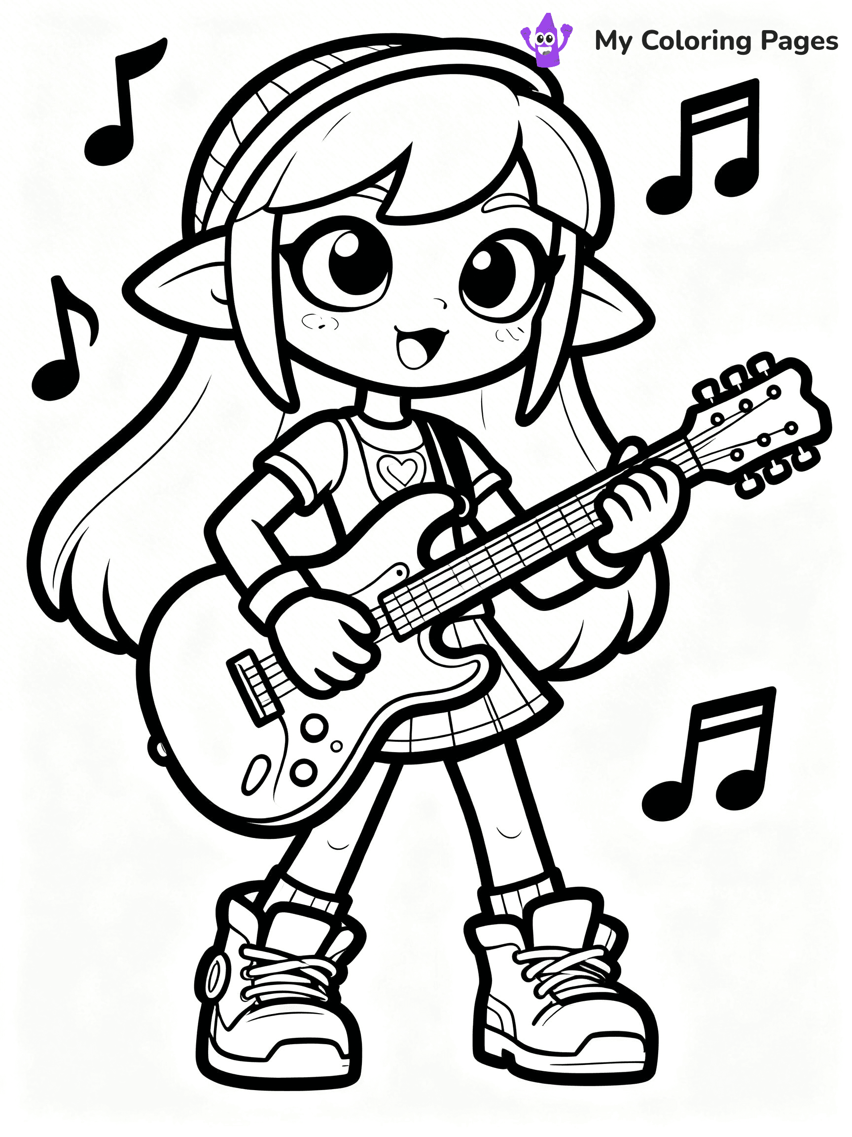 Splatoon Coloring Pages - 19