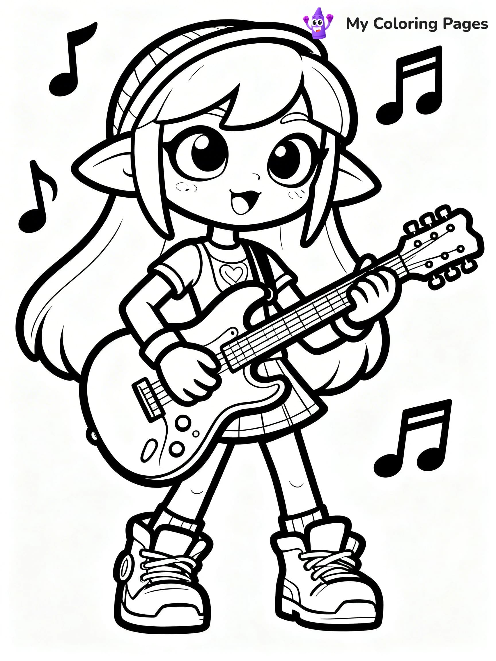 Splatoon Coloring Pages - 23