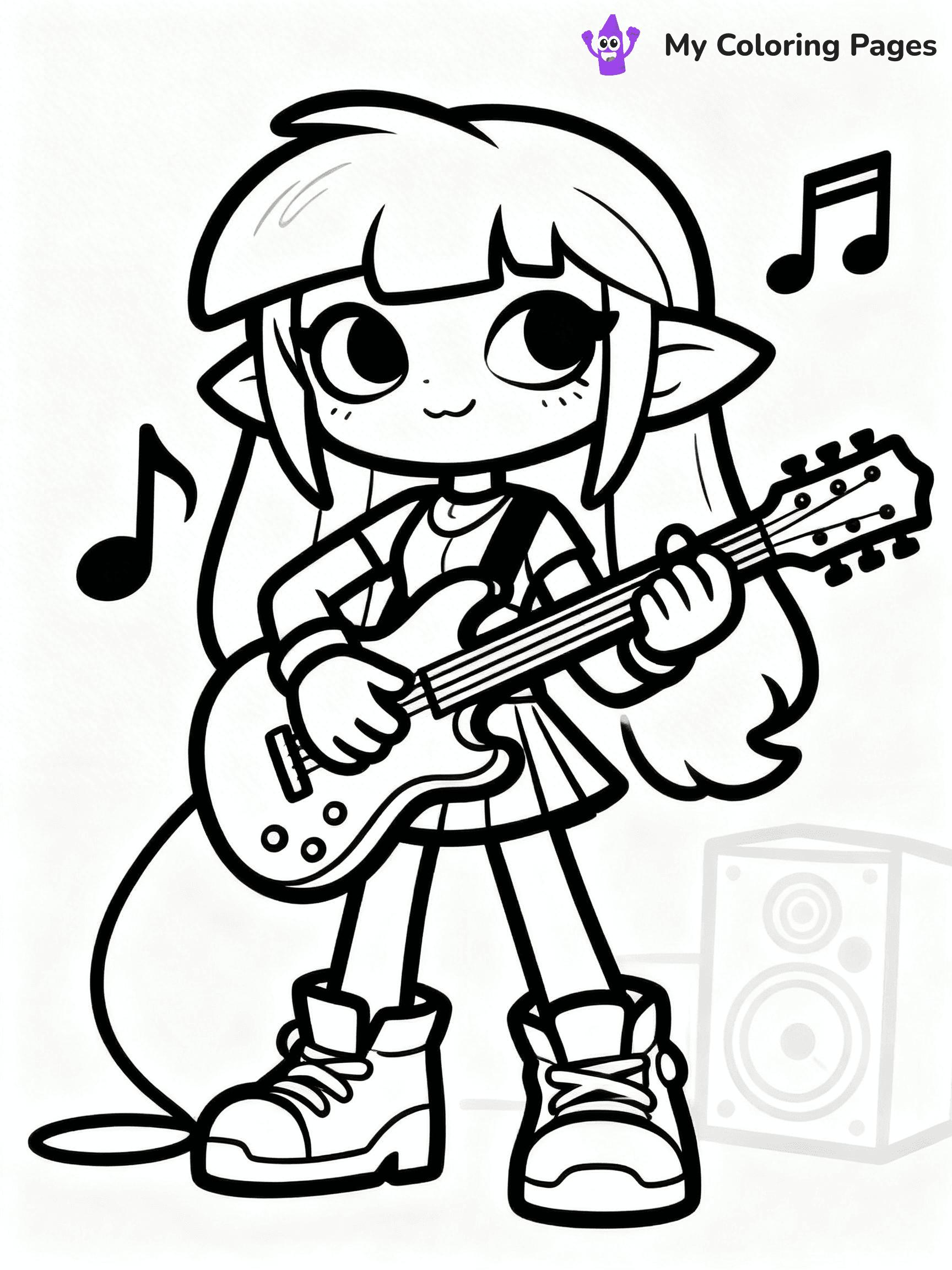 Splatoon Coloring Pages - 16