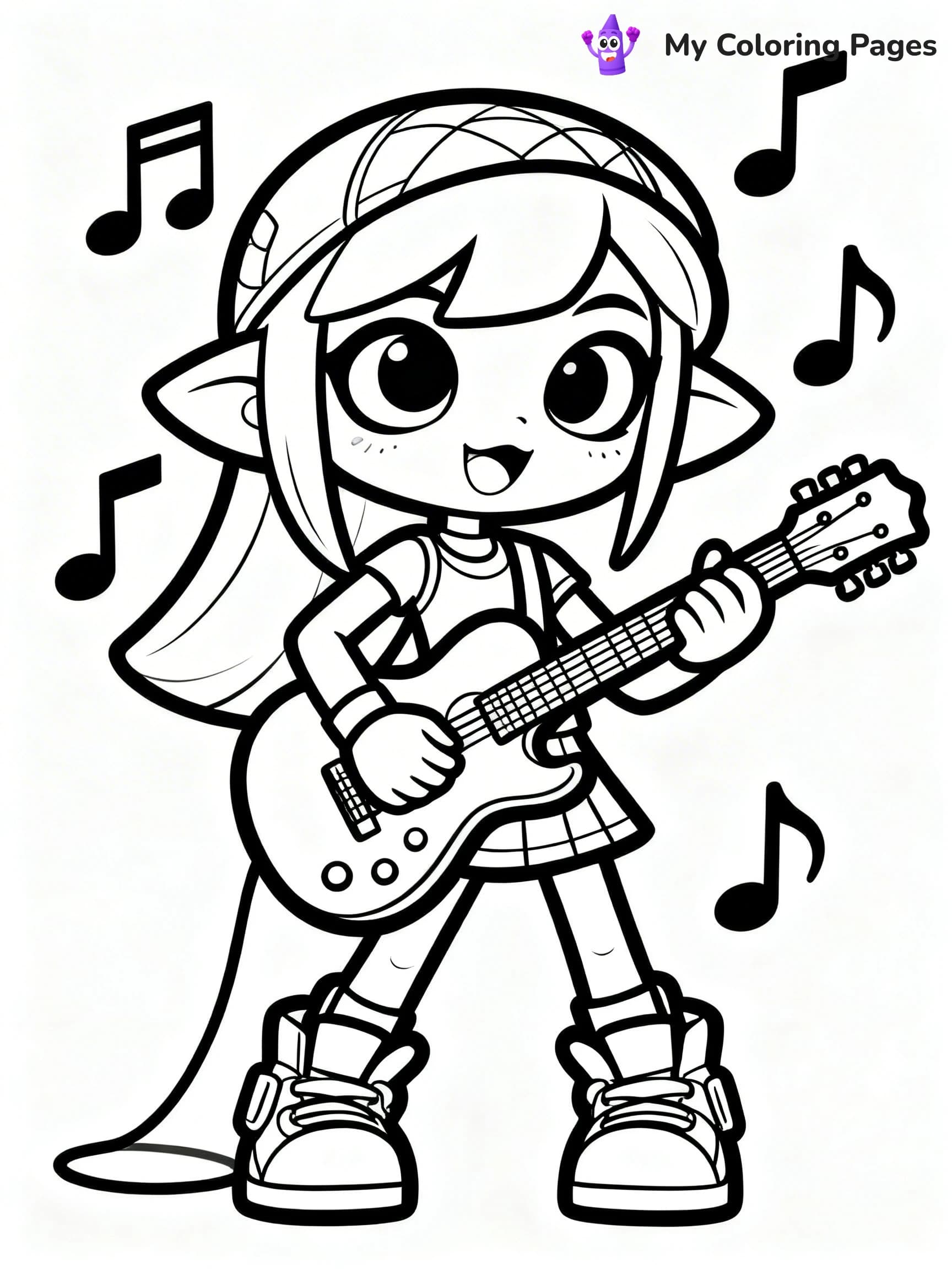 Splatoon Coloring Pages - 18