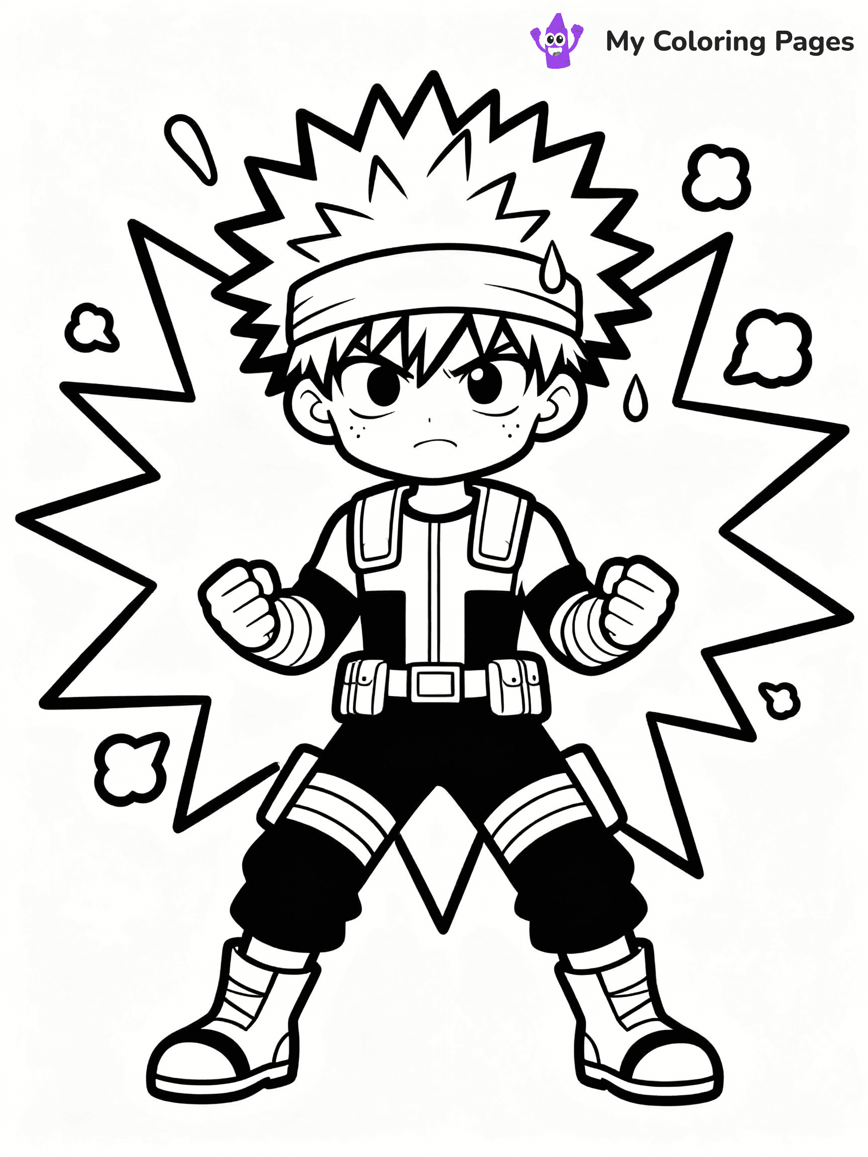 My Hero Academia Coloring Pages - 22