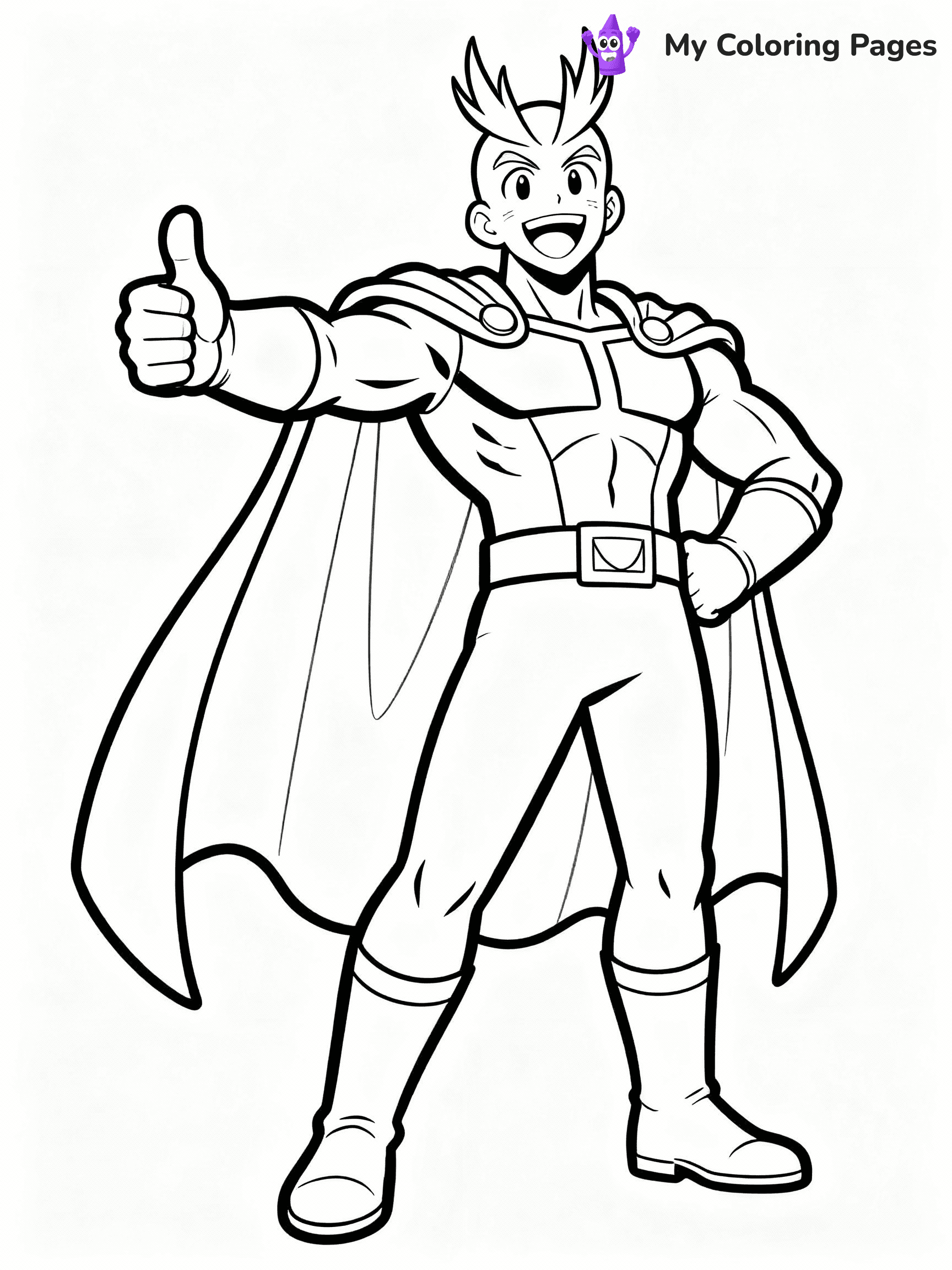 My Hero Academia Coloring Pages - 19