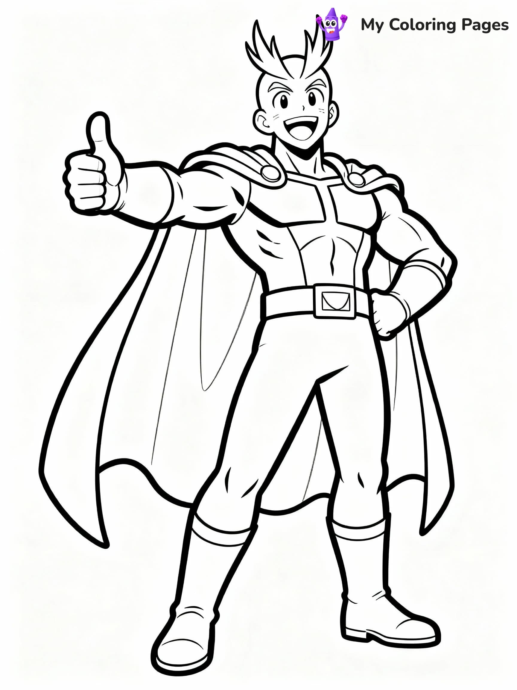 My Hero Academia Coloring Pages - 19