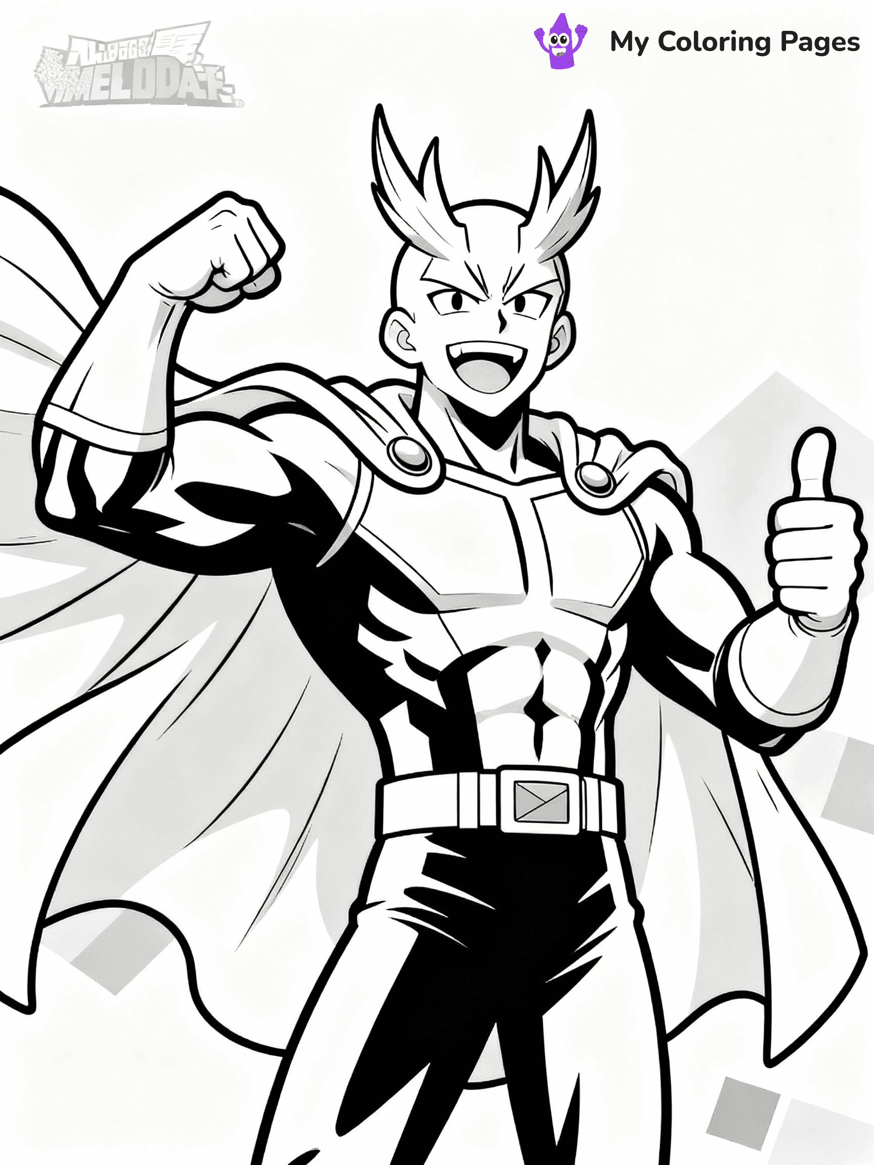 My Hero Academia Coloring Pages - 14