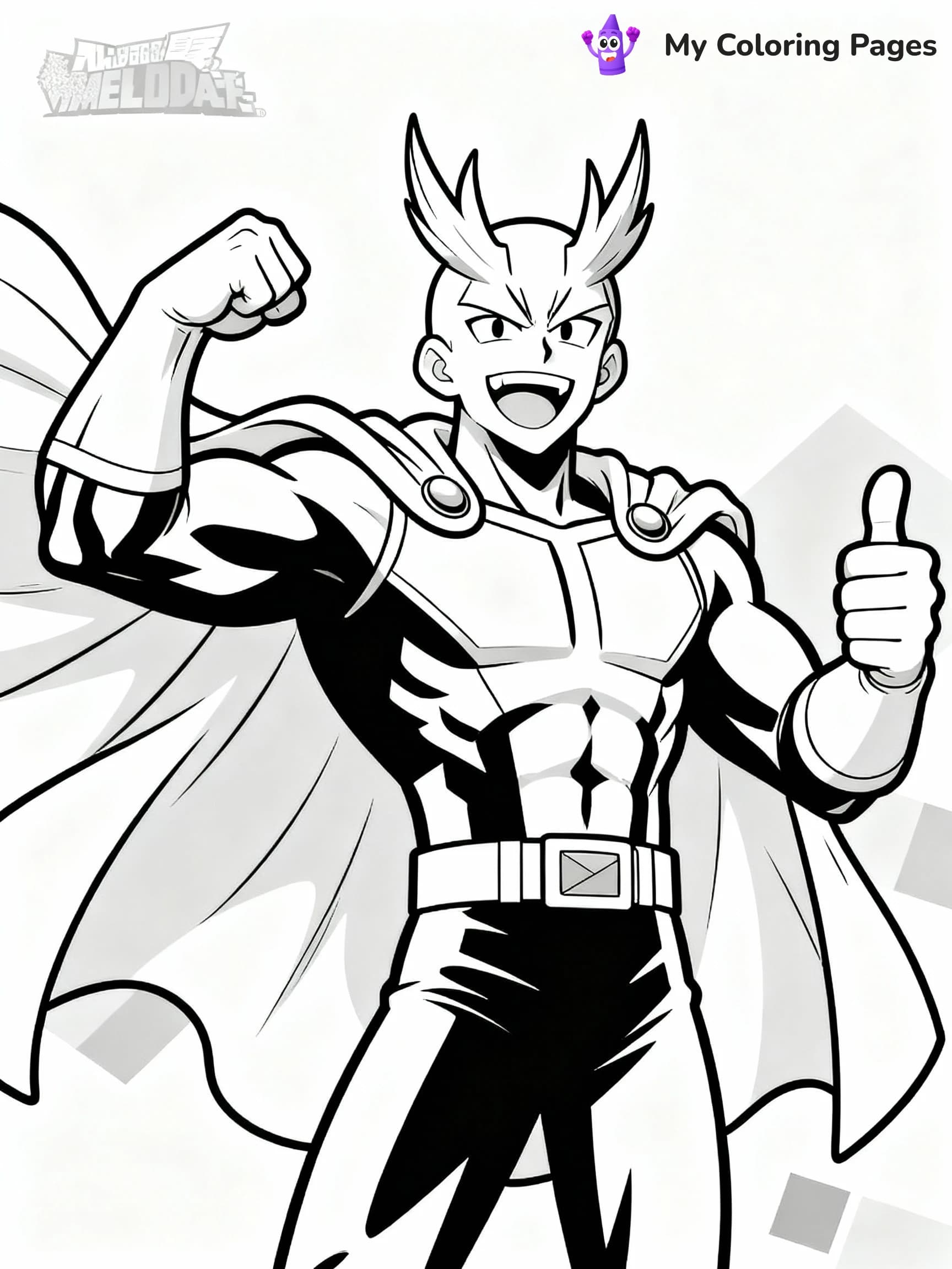 My Hero Academia Coloring Pages - 14