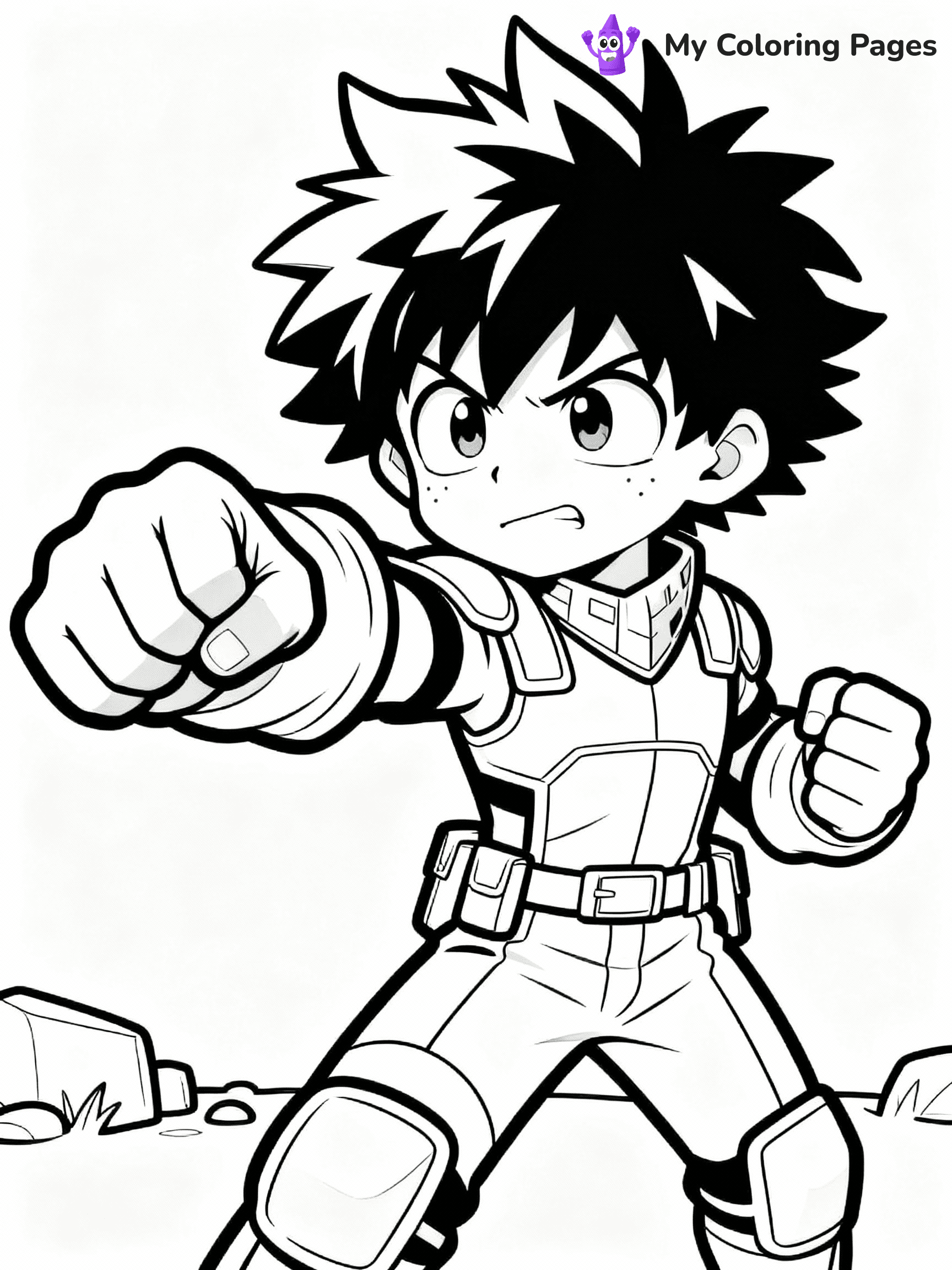 My Hero Academia Coloring Pages - 1