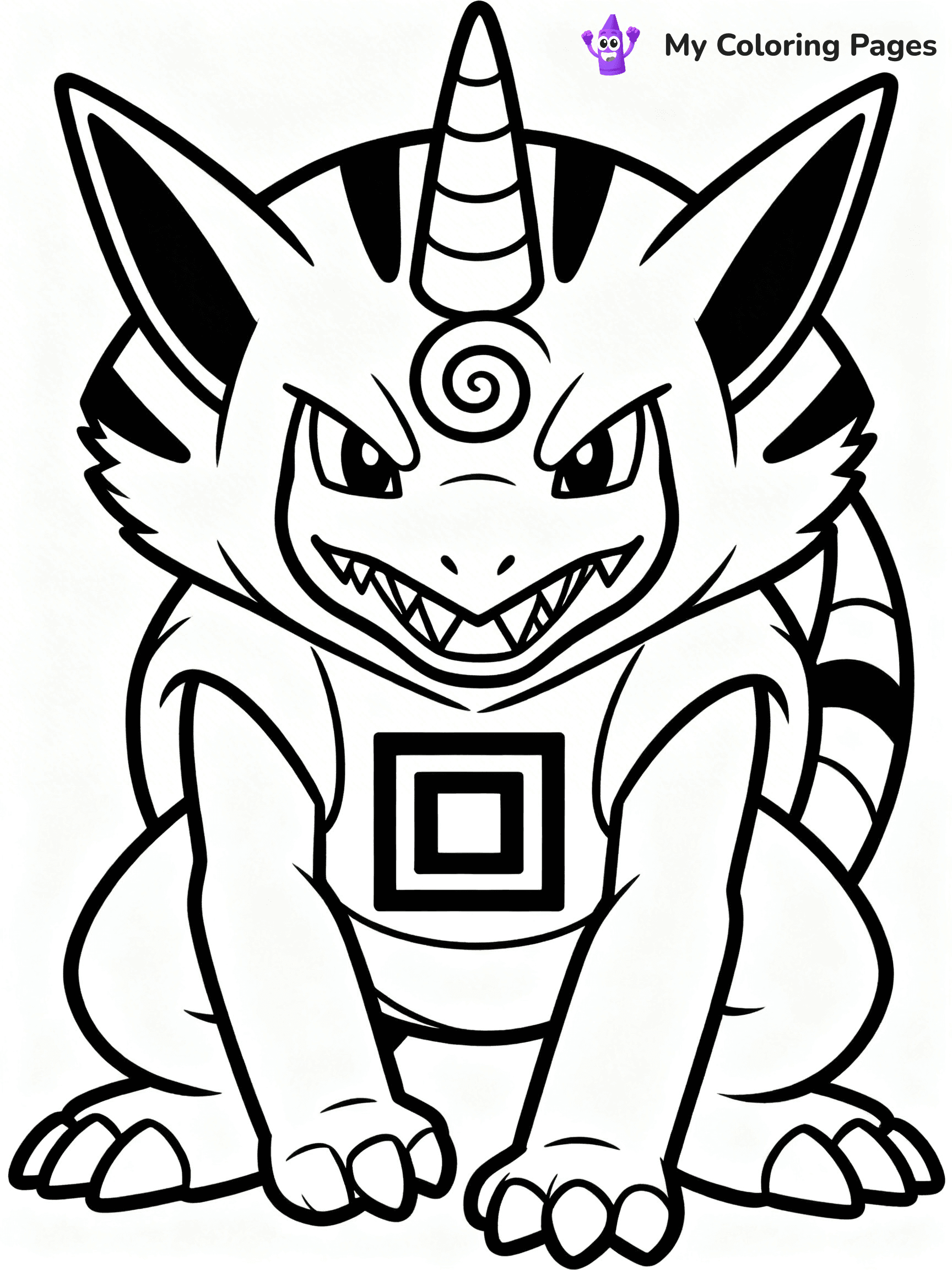 Digimon Coloring Pages - 28