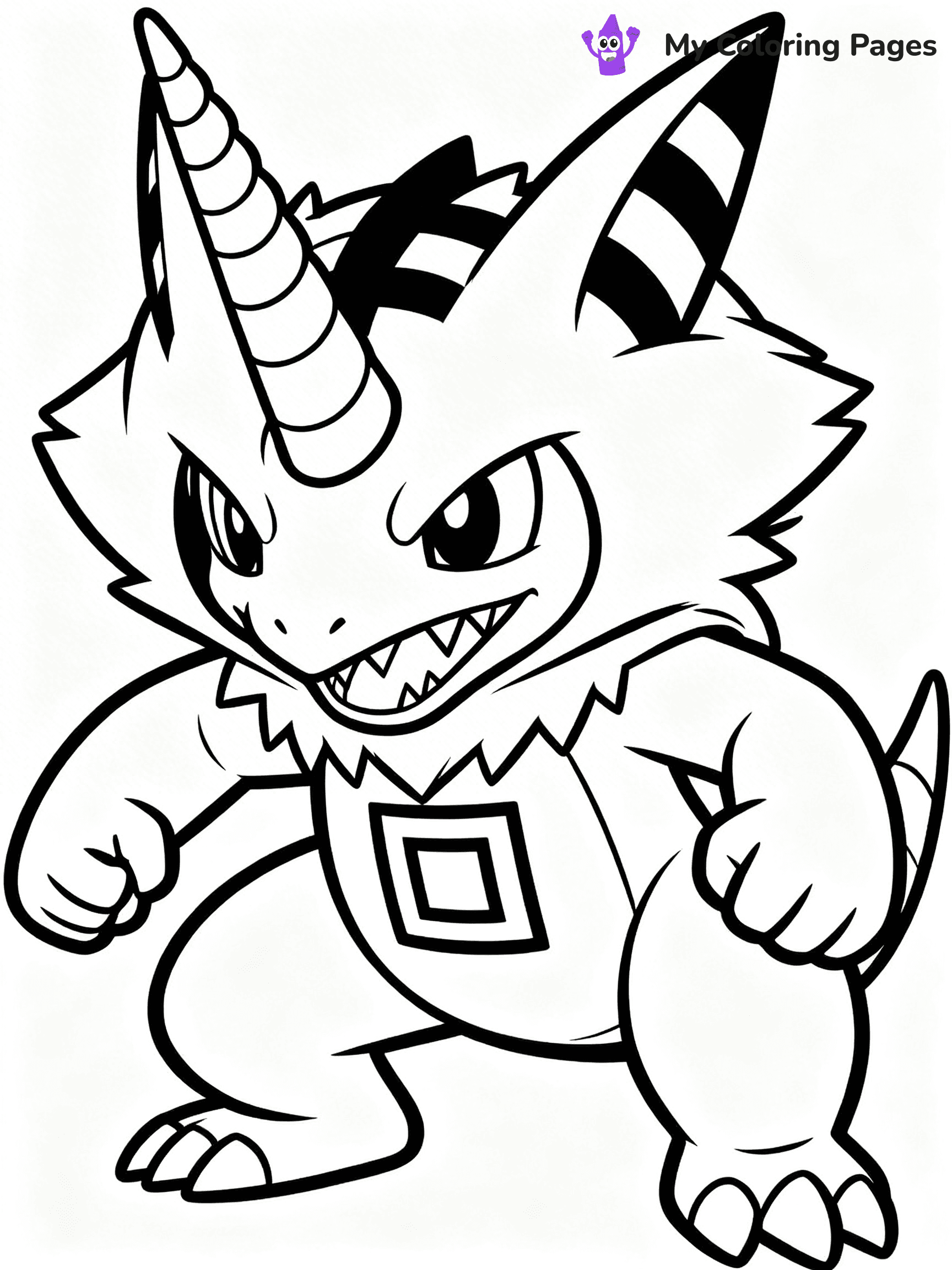 Digimon Coloring Pages - 27