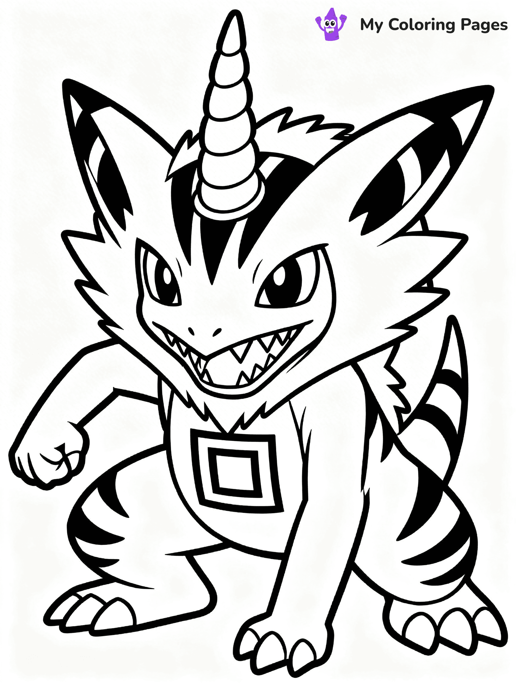 Digimon Coloring Pages - 25