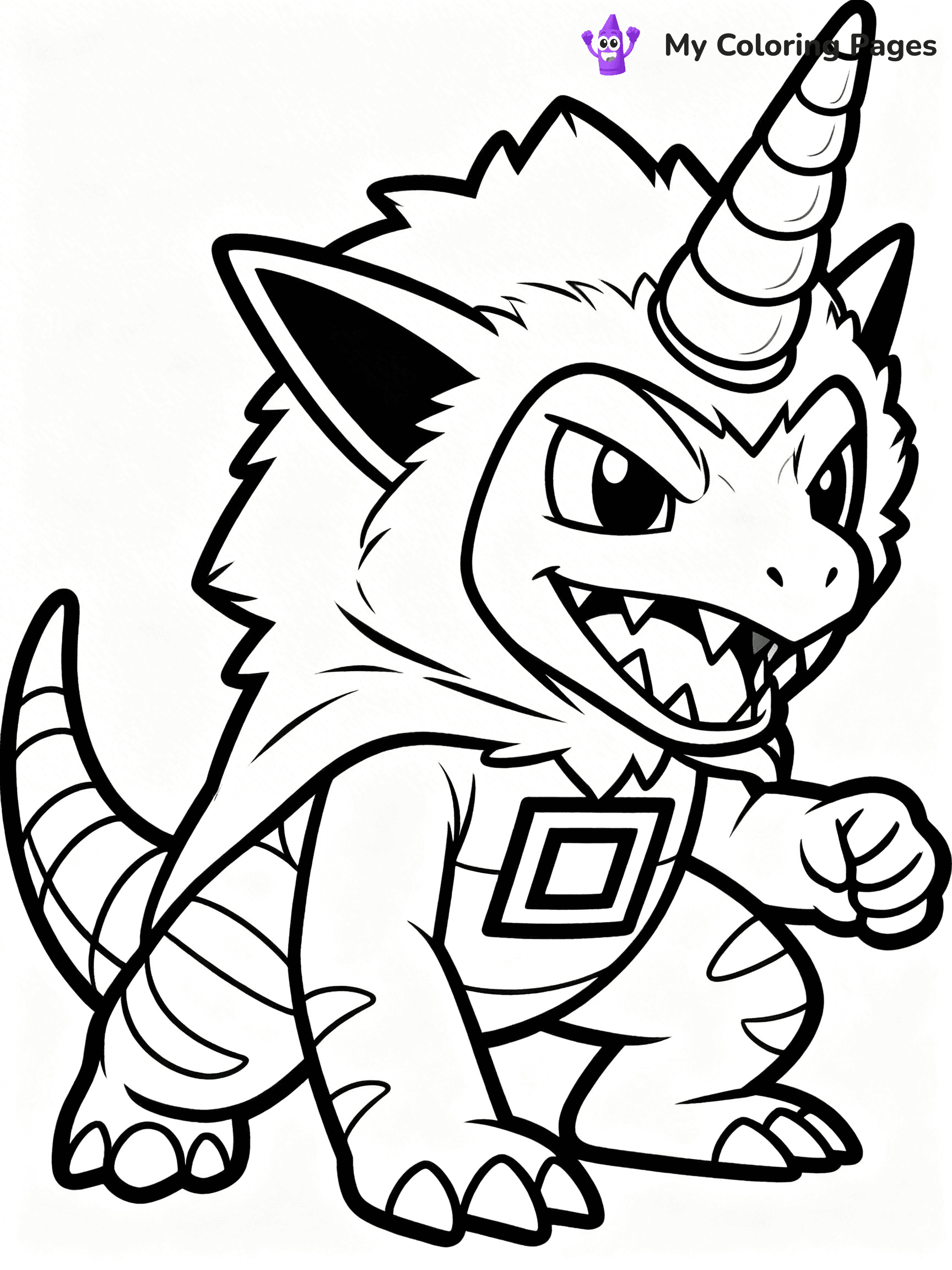 Digimon Coloring Pages - 24