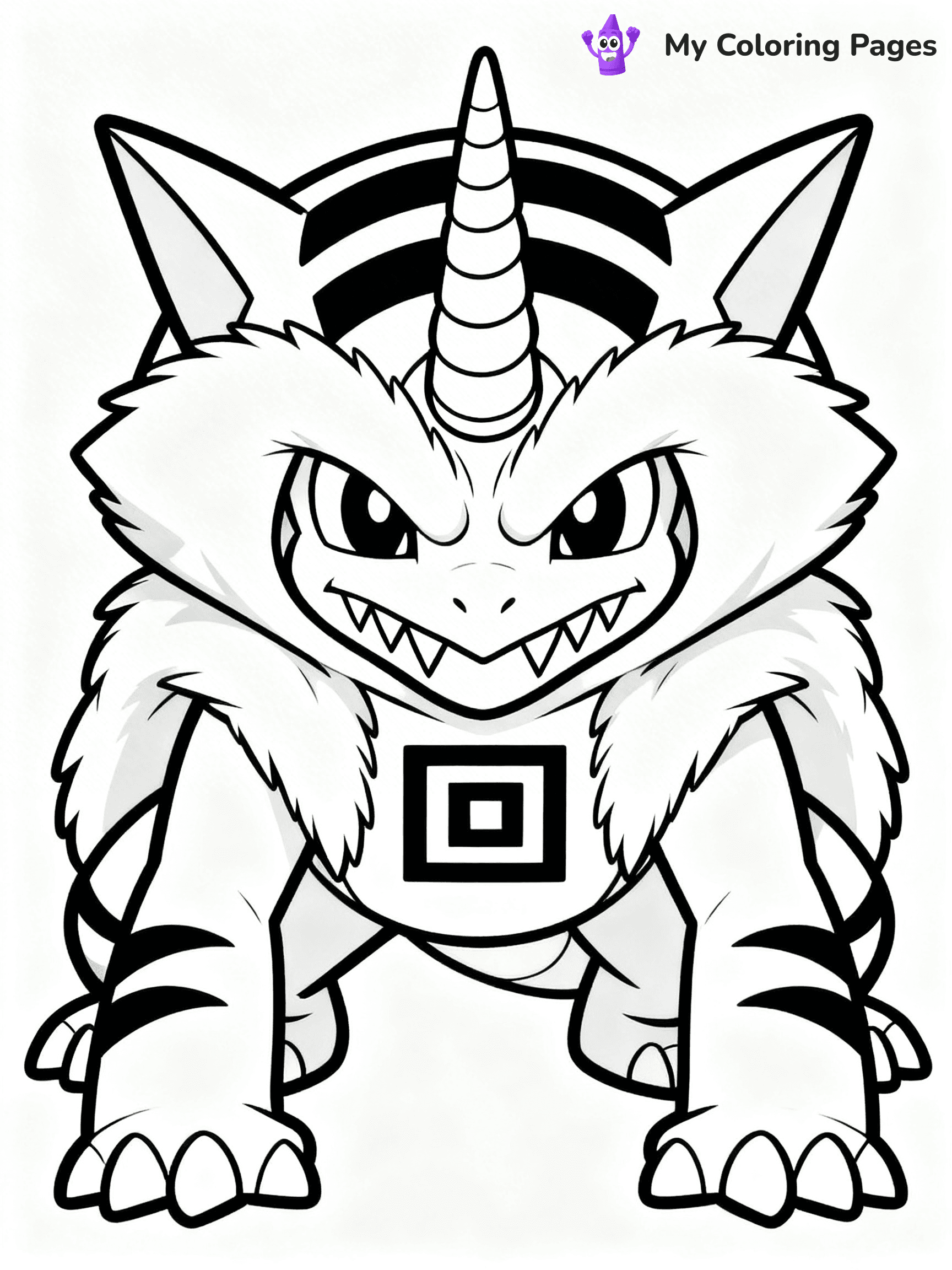 Digimon Coloring Pages - 23