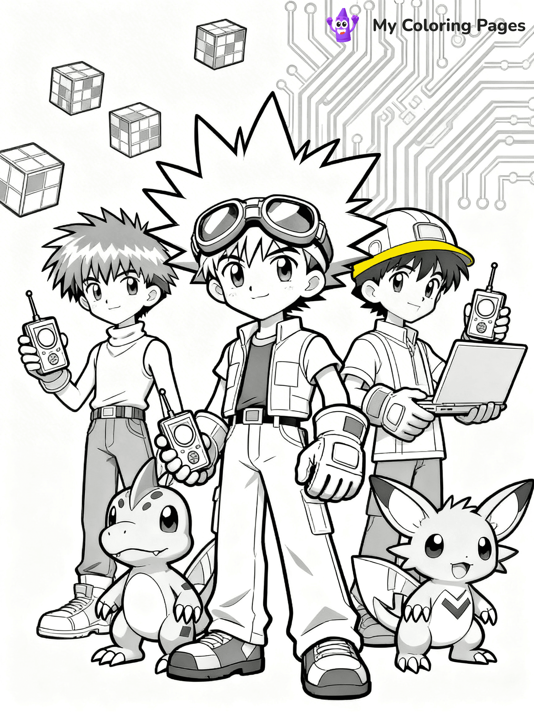Digimon Coloring Pages - 8