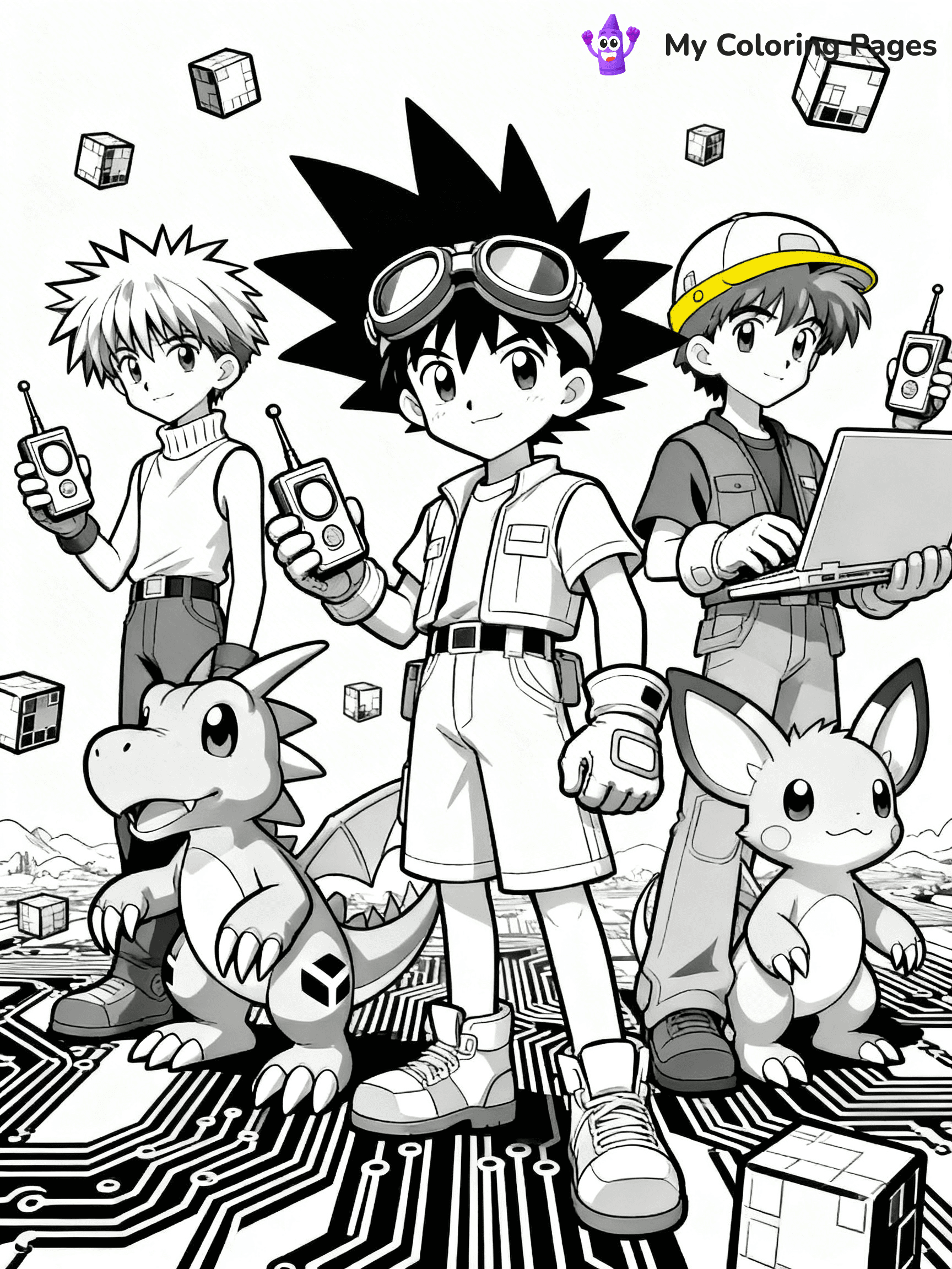 Digimon Coloring Pages - 7