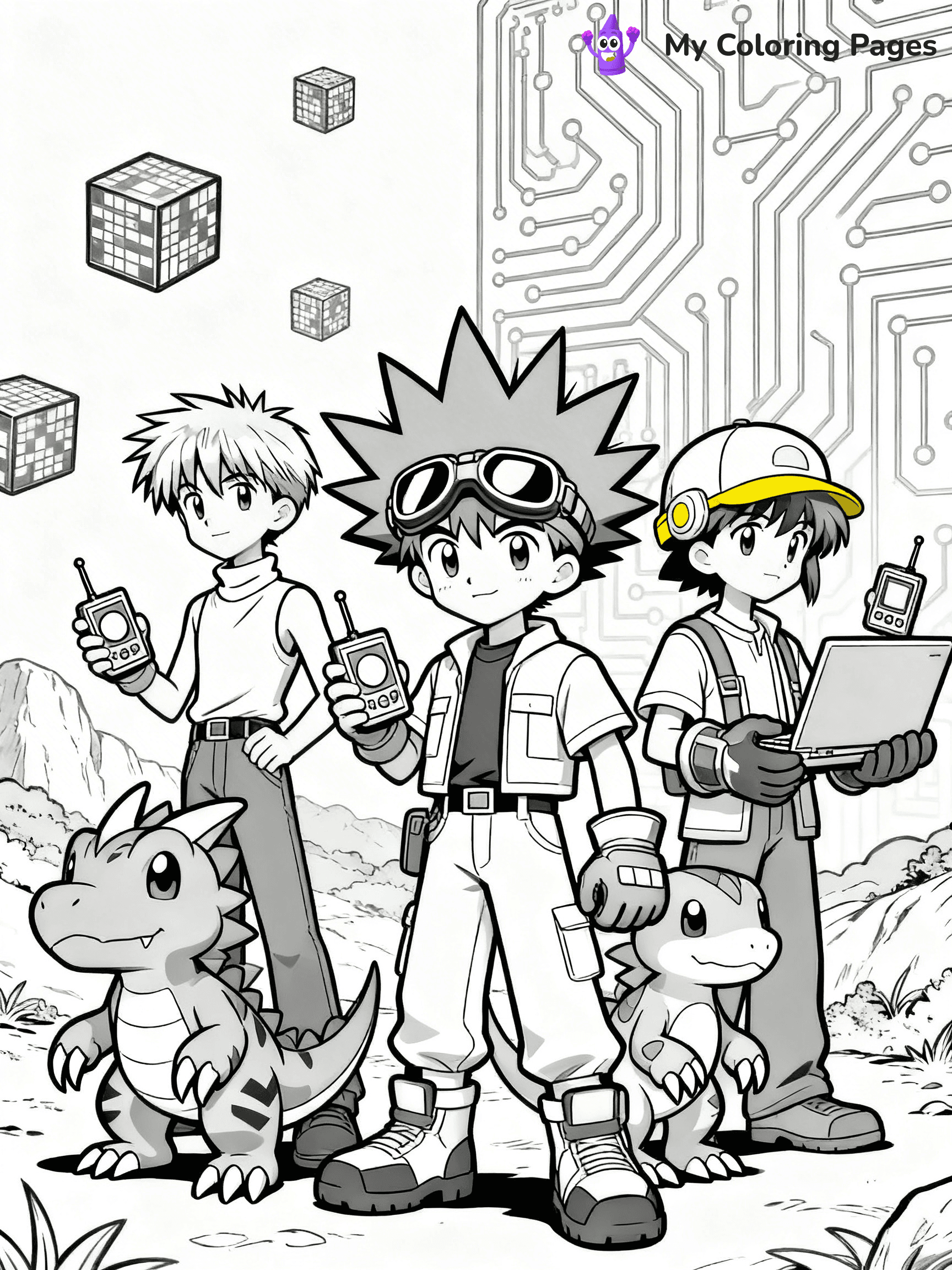 Digimon Coloring Pages - 6