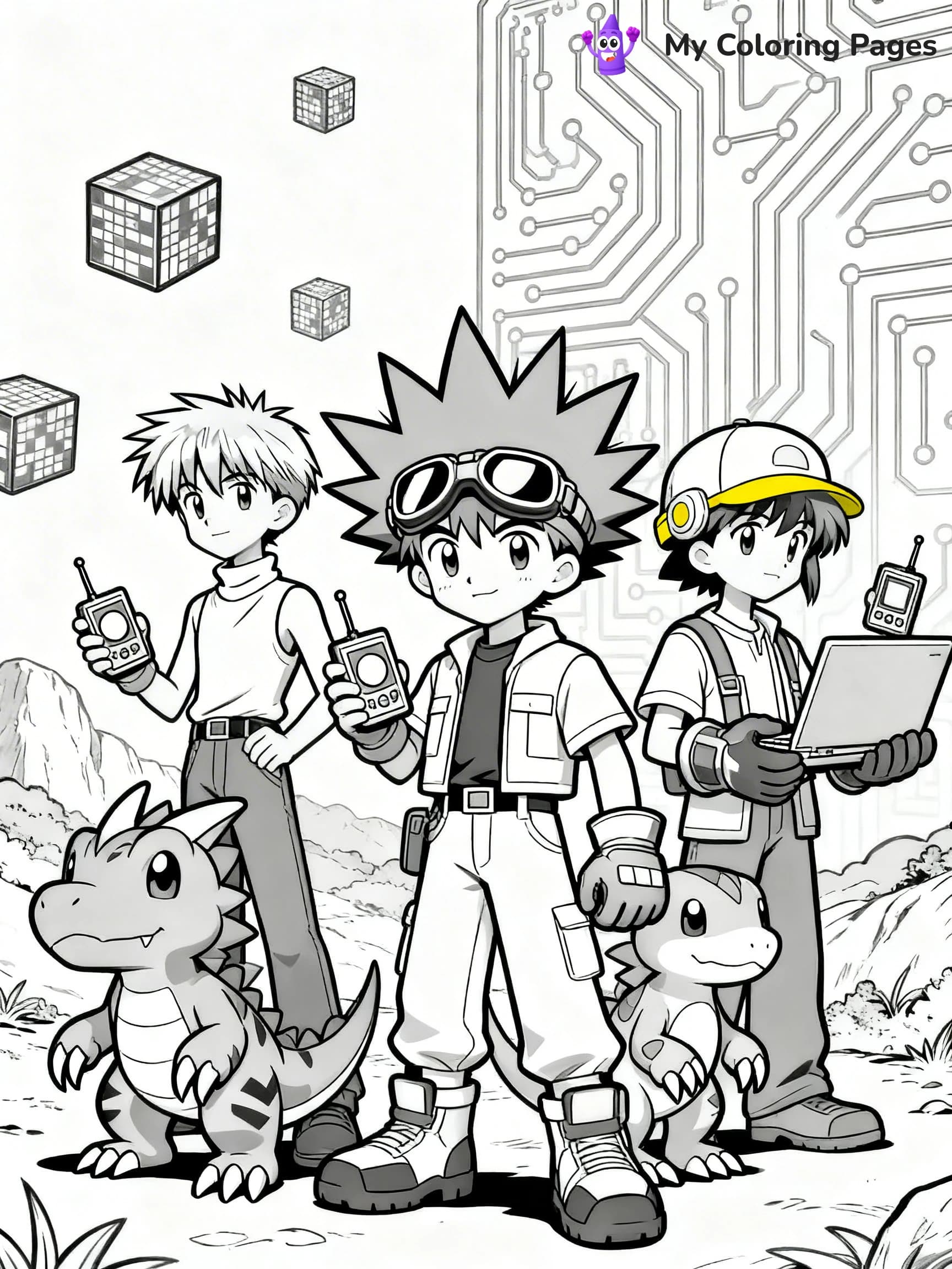 Digimon Coloring Pages - 6